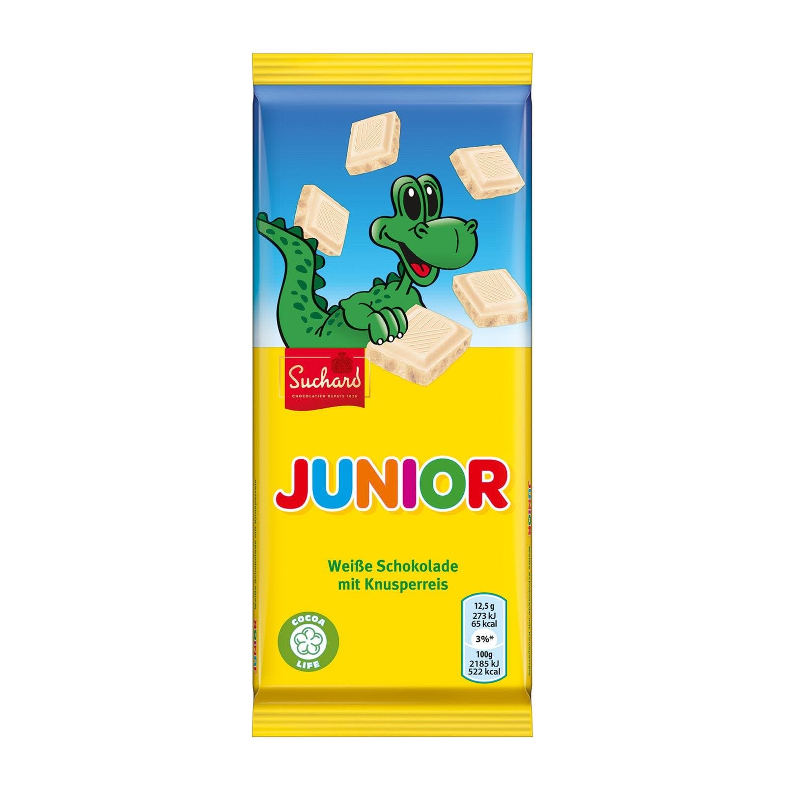 Suchard Tafelschokolade Junior Weiss