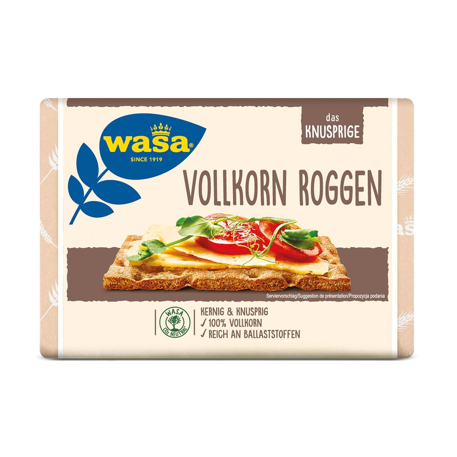 Wasa Knaeckebrot Vollkorn