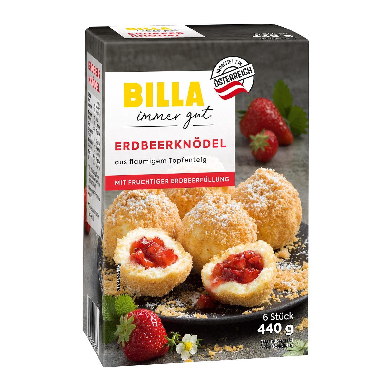 BILLA Erdbeerknoedel