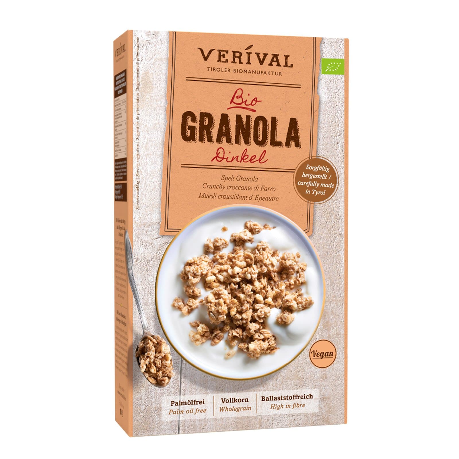 Verival Muesli Dinkel Crunchy Bio