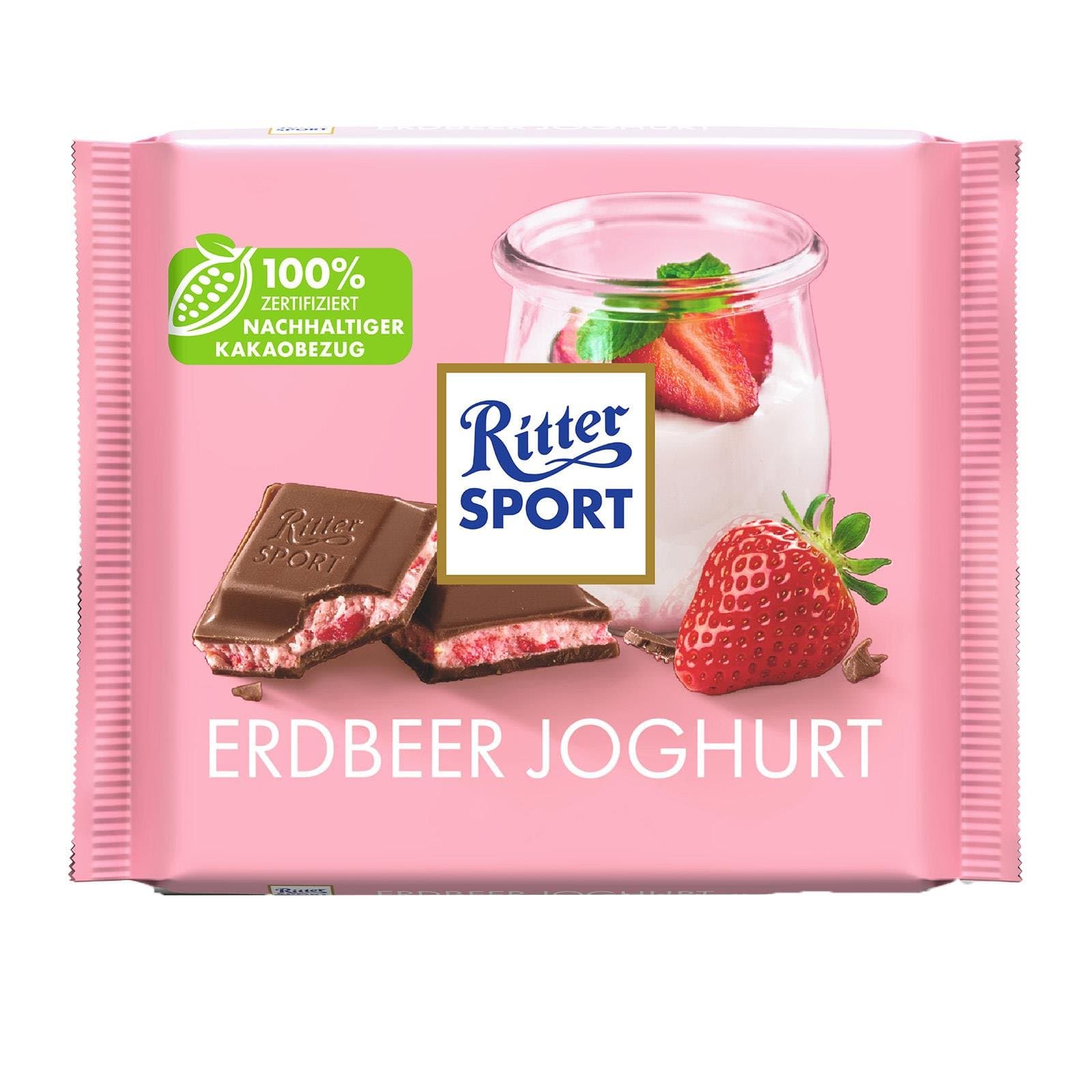 Ritter Sport Tafelschokolade Erdbeer Joghurt