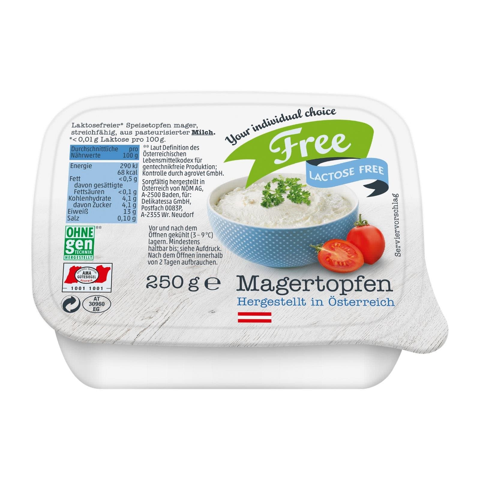 Speisetopfen Mager Laktosefrei