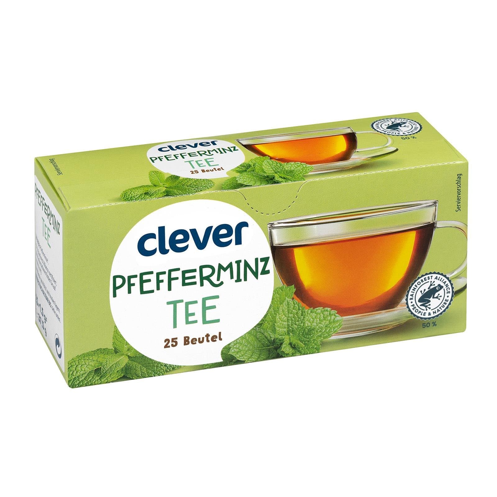 Clever Kraeutertee Pfefferminze