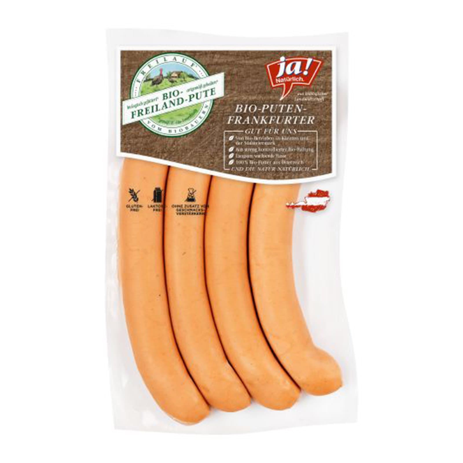 Ja! Natürlich Frankfurter Pute Bio
