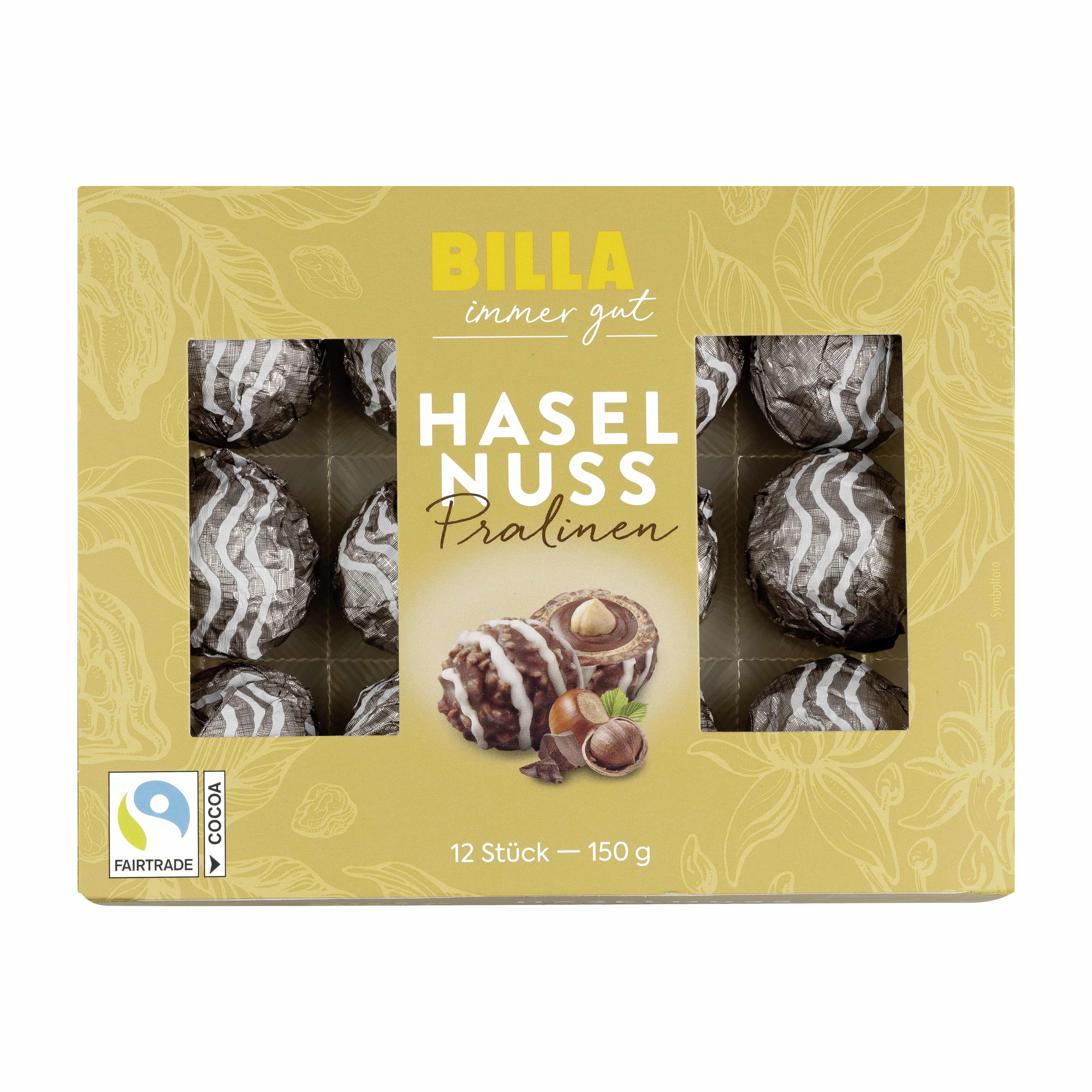 BILLA Praline Haselnuss