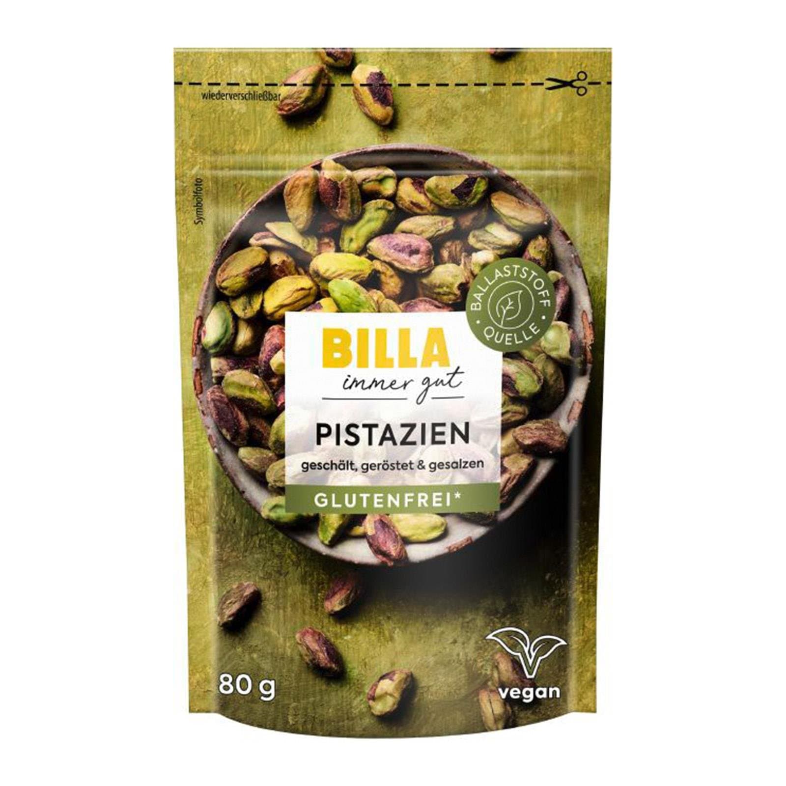 BILLA Pistazie Geroestet Gesalzen