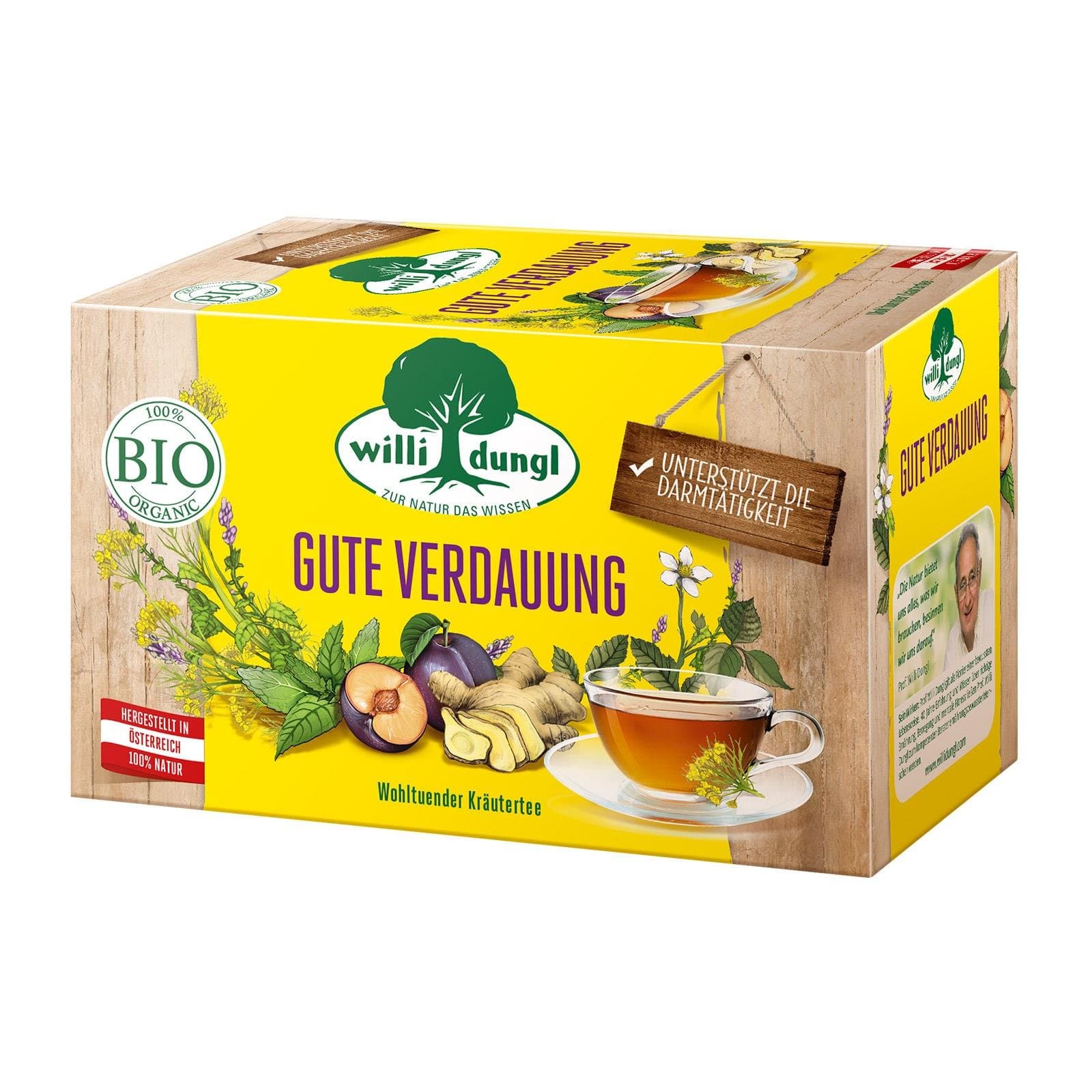 Willi Dungl Kraeutertee Gute Verdauung