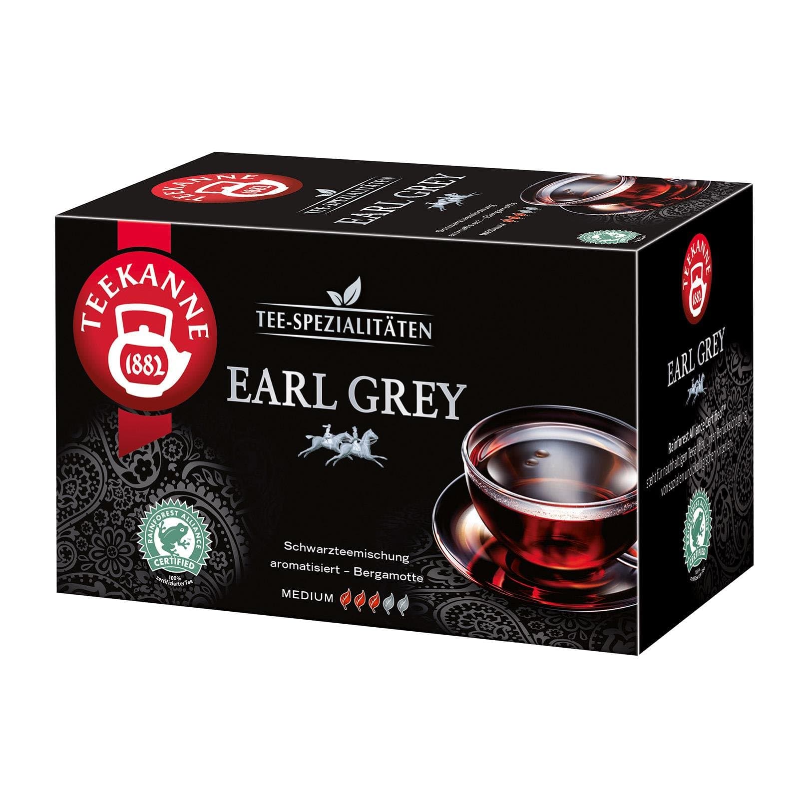 Teekanne Schwarztee Earl Grey