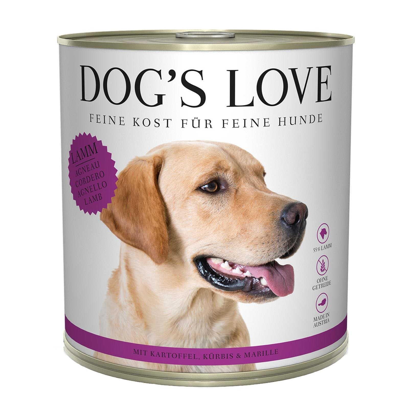 Dog's Love Hundefutternass Lamm