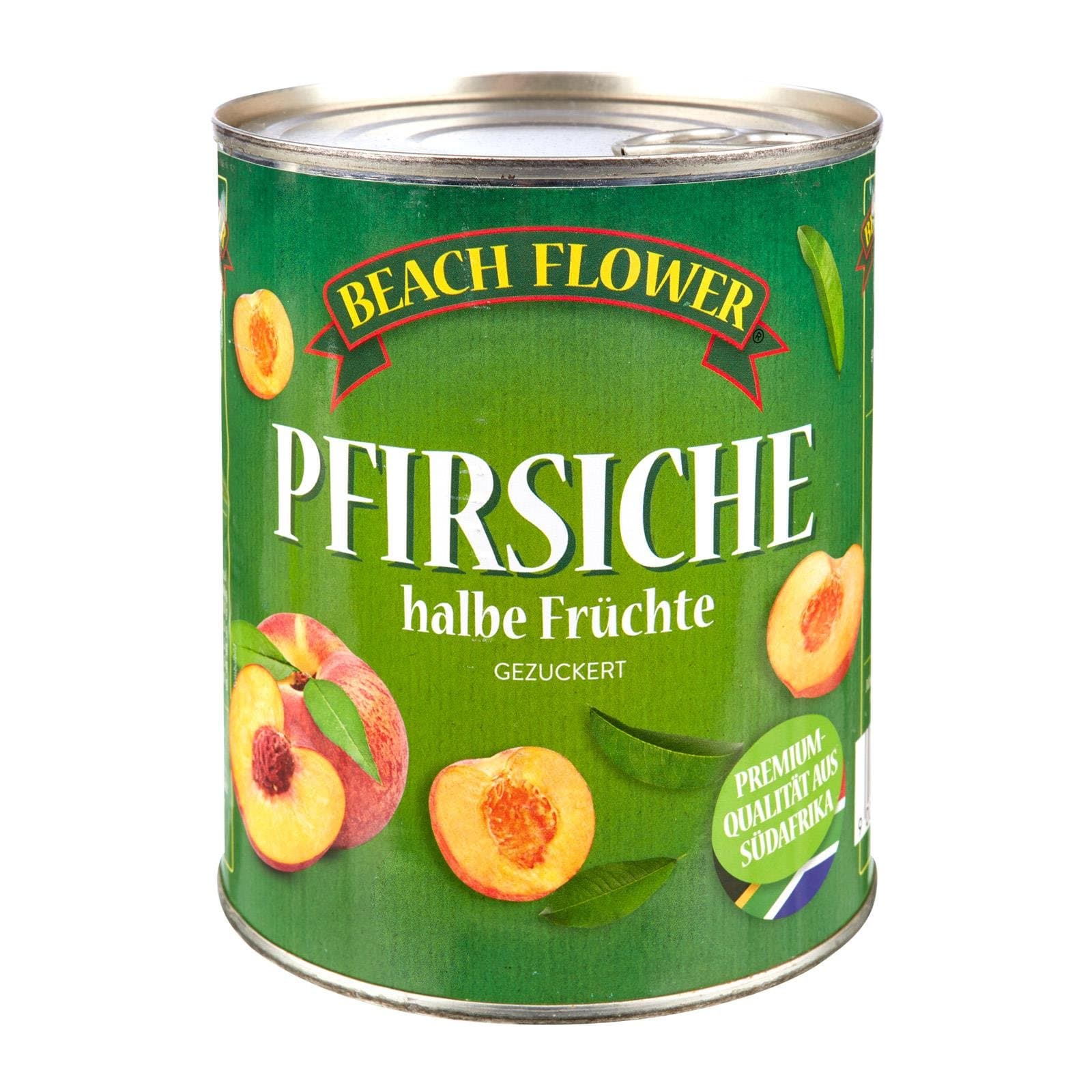 Beach Flower Pfirsich Haelften