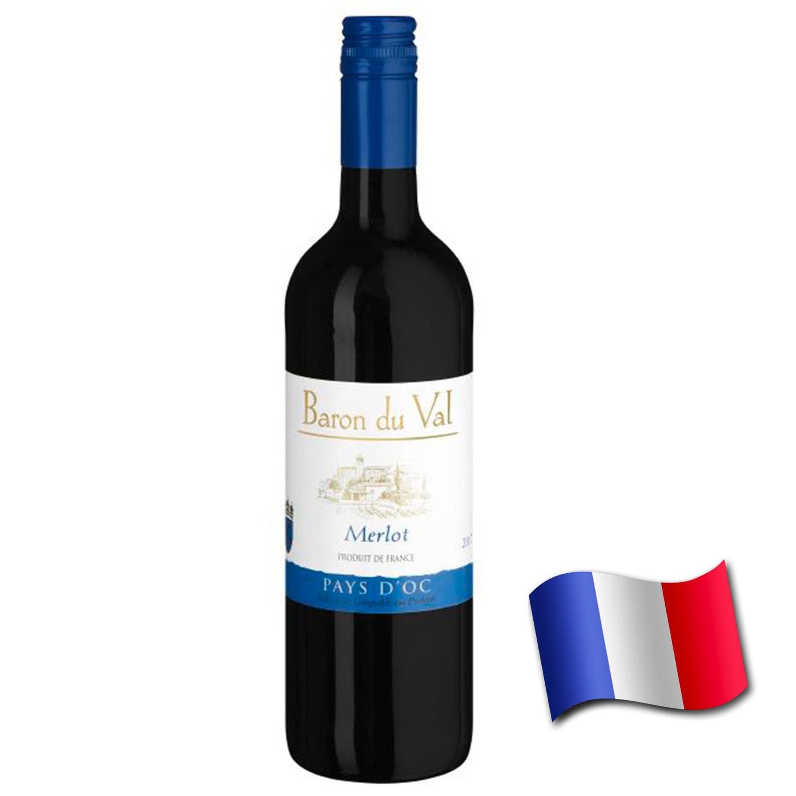 Baron du Val Rotwein Merlot