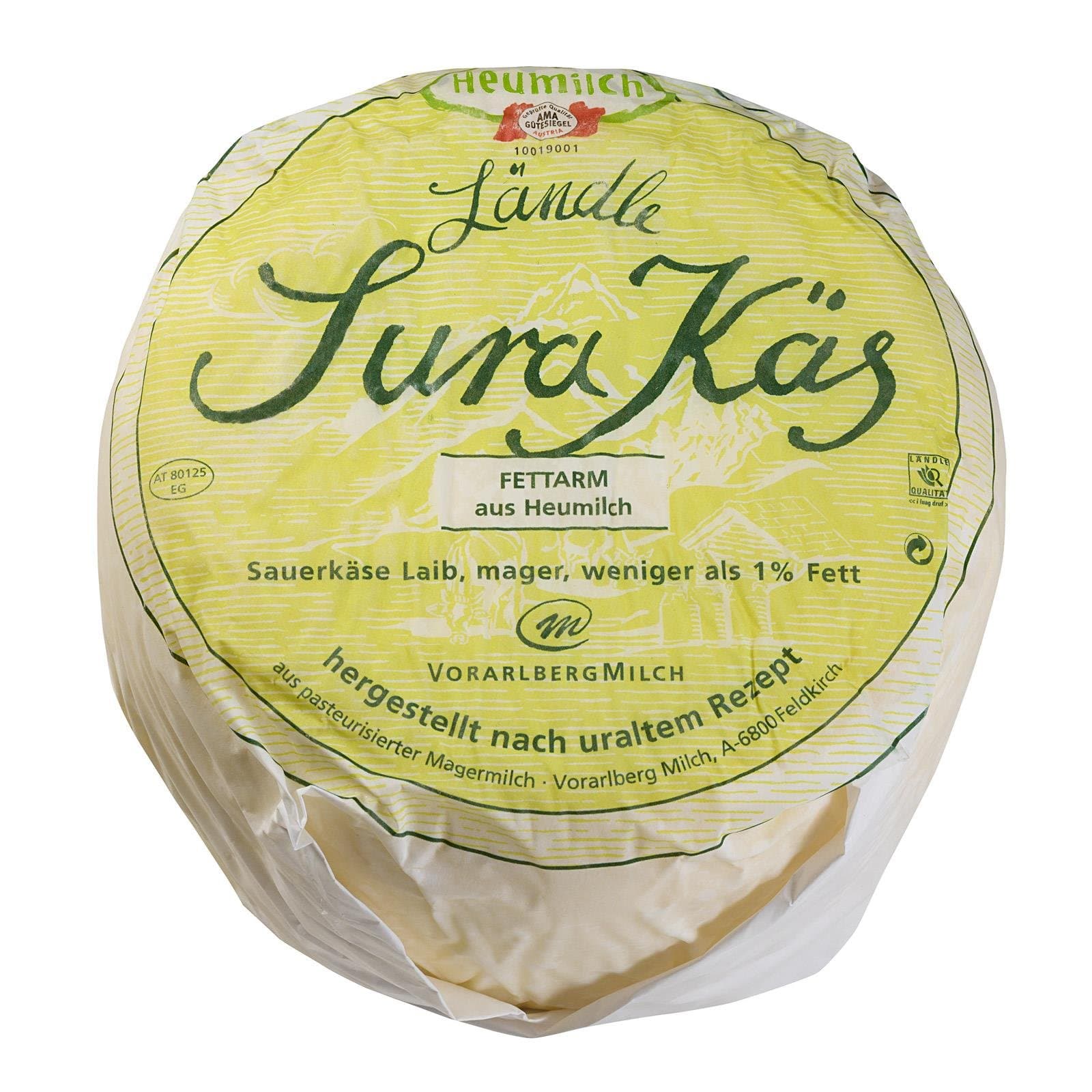 Vorarlberger Milch Sauermilchkaese Laendle Sura Kaes