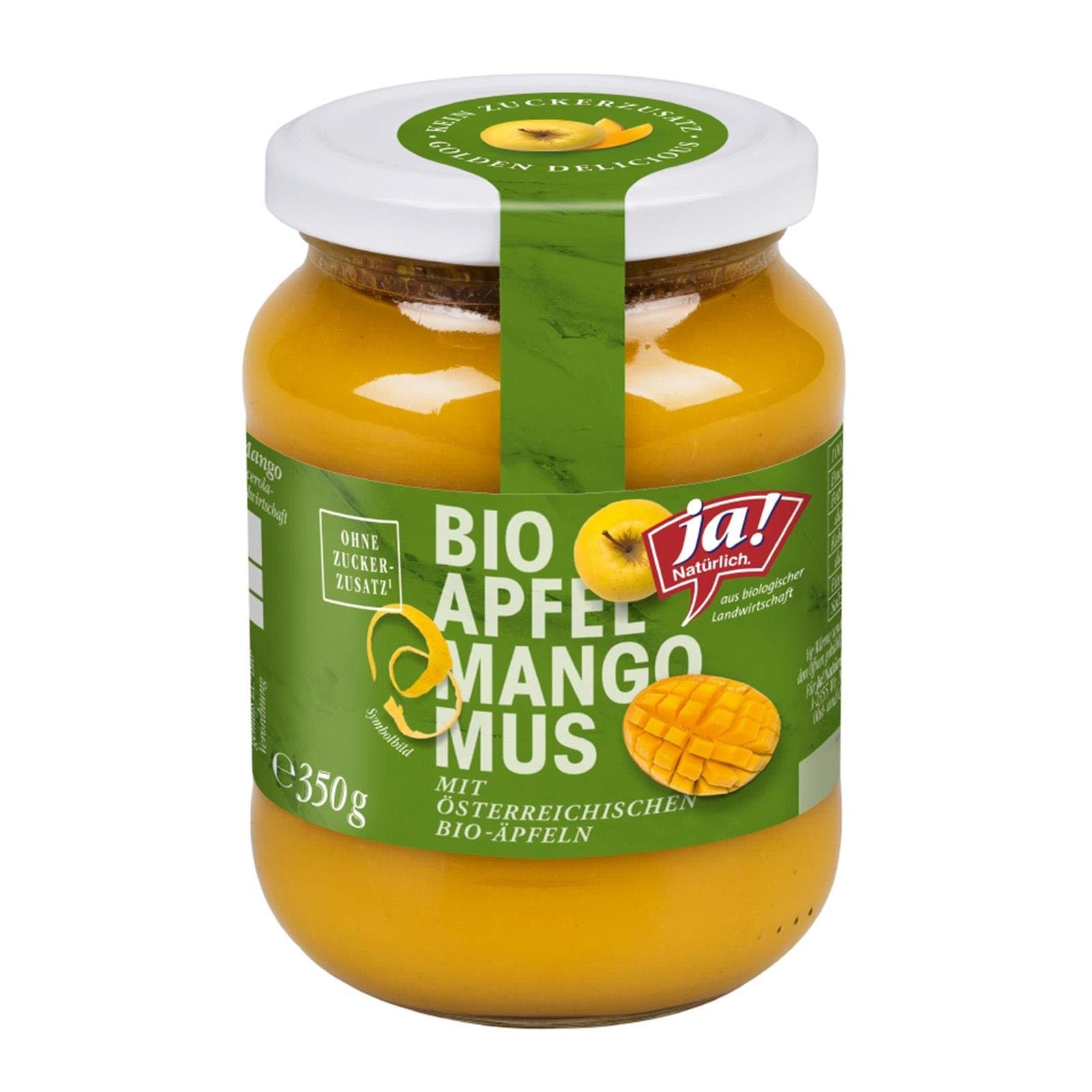 Ja! Natürlich Apfelmus Mango Bio