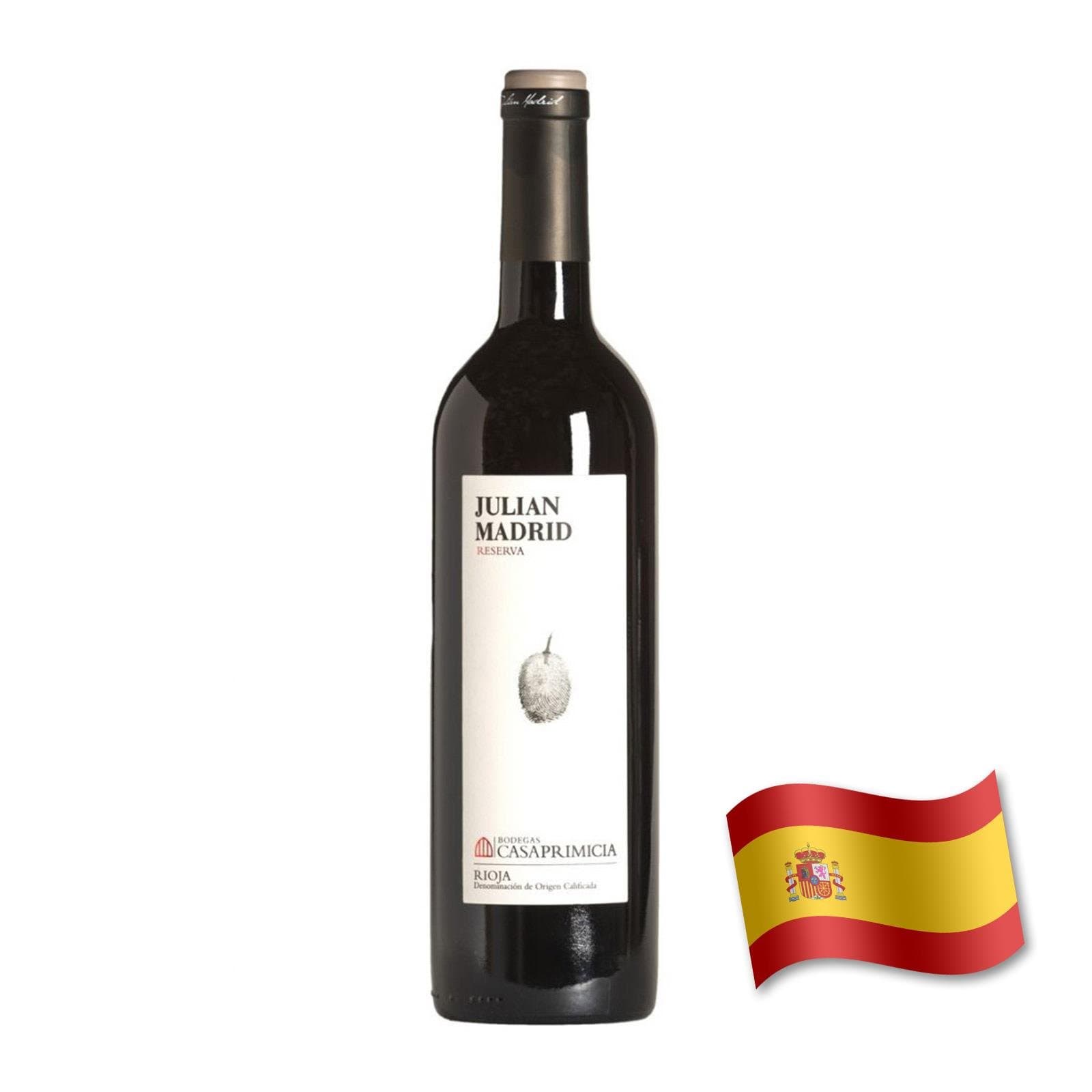Julian Madrid Rotwein Rioja Reserva