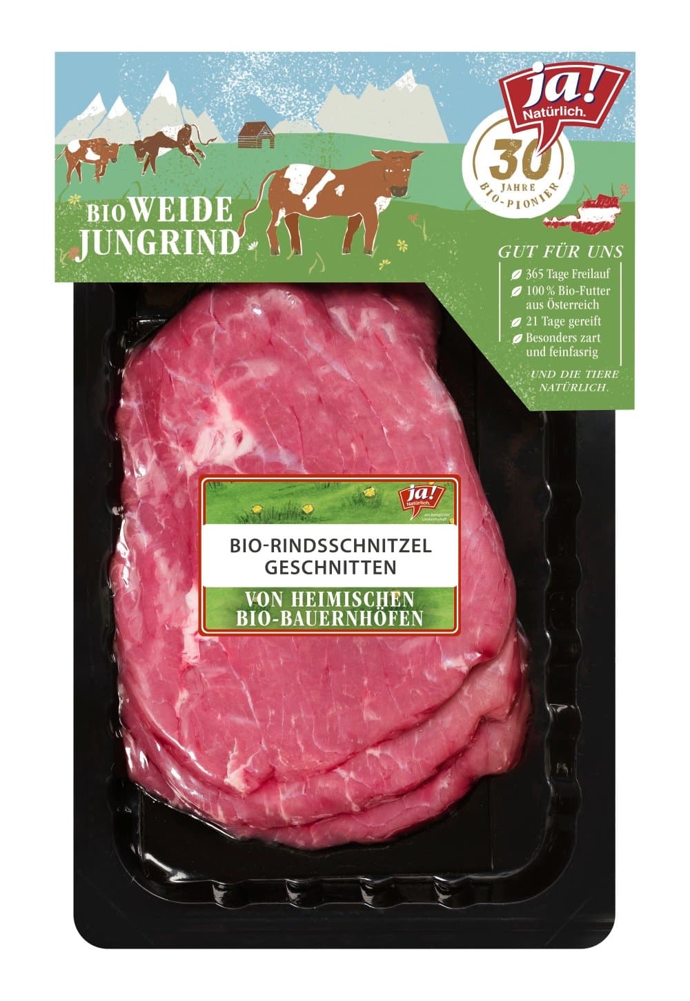 Ja! Natürlich Rindsschnitzel Bio