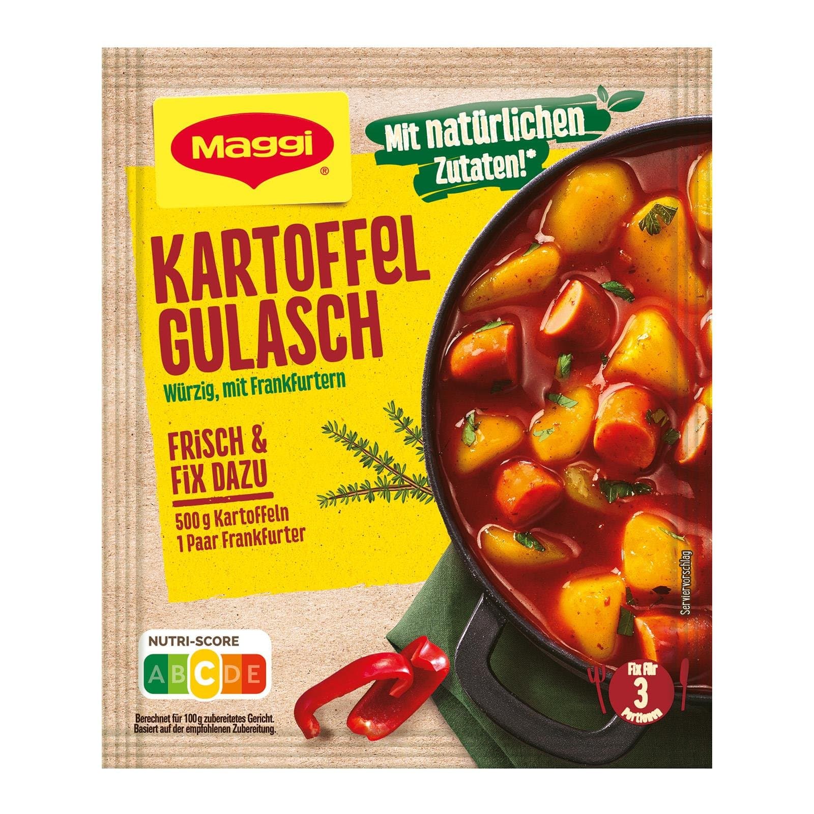 MAGGI Erdaepfelgulasch Kartoffelgulasch