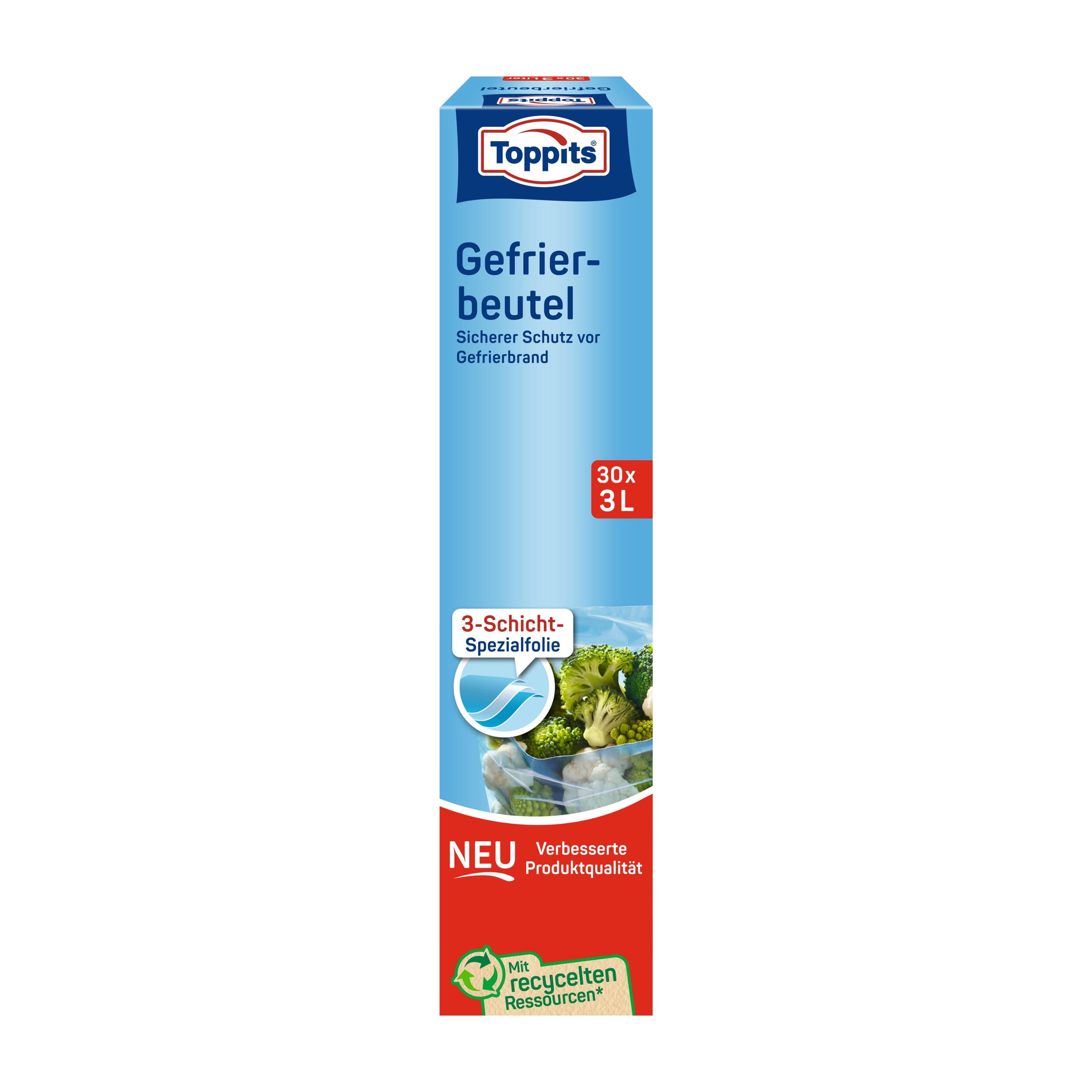 Toppits Gefrierbeutel 3l