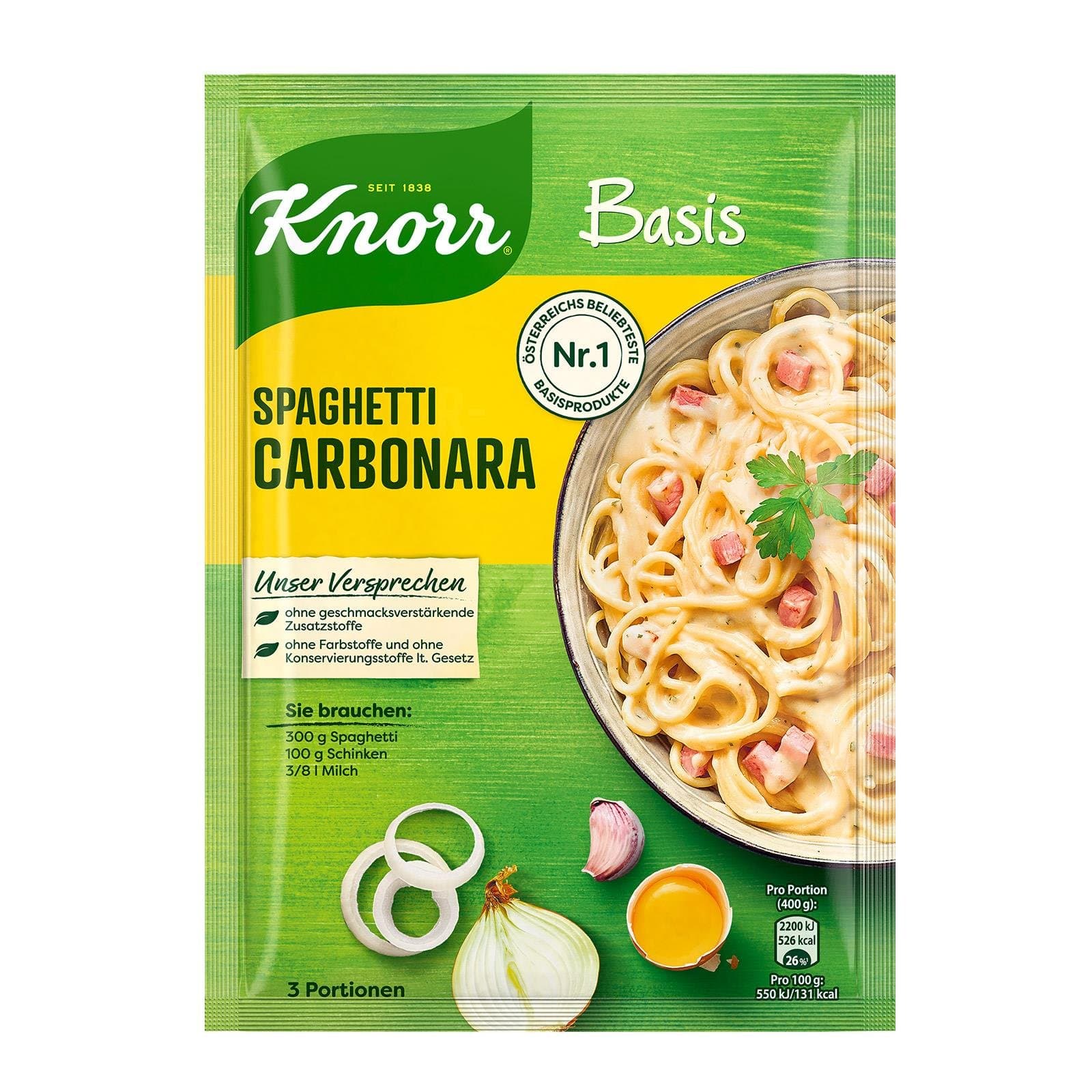 Knorr Fixprodukt Spaghetti Carbonara