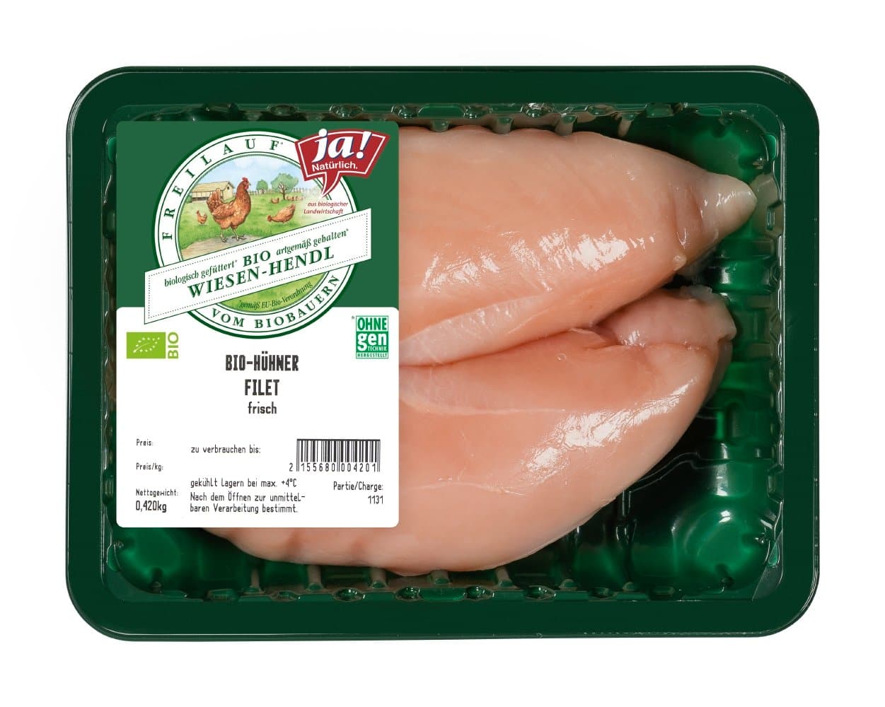 Ja! Natürlich Hendlfilet Bio