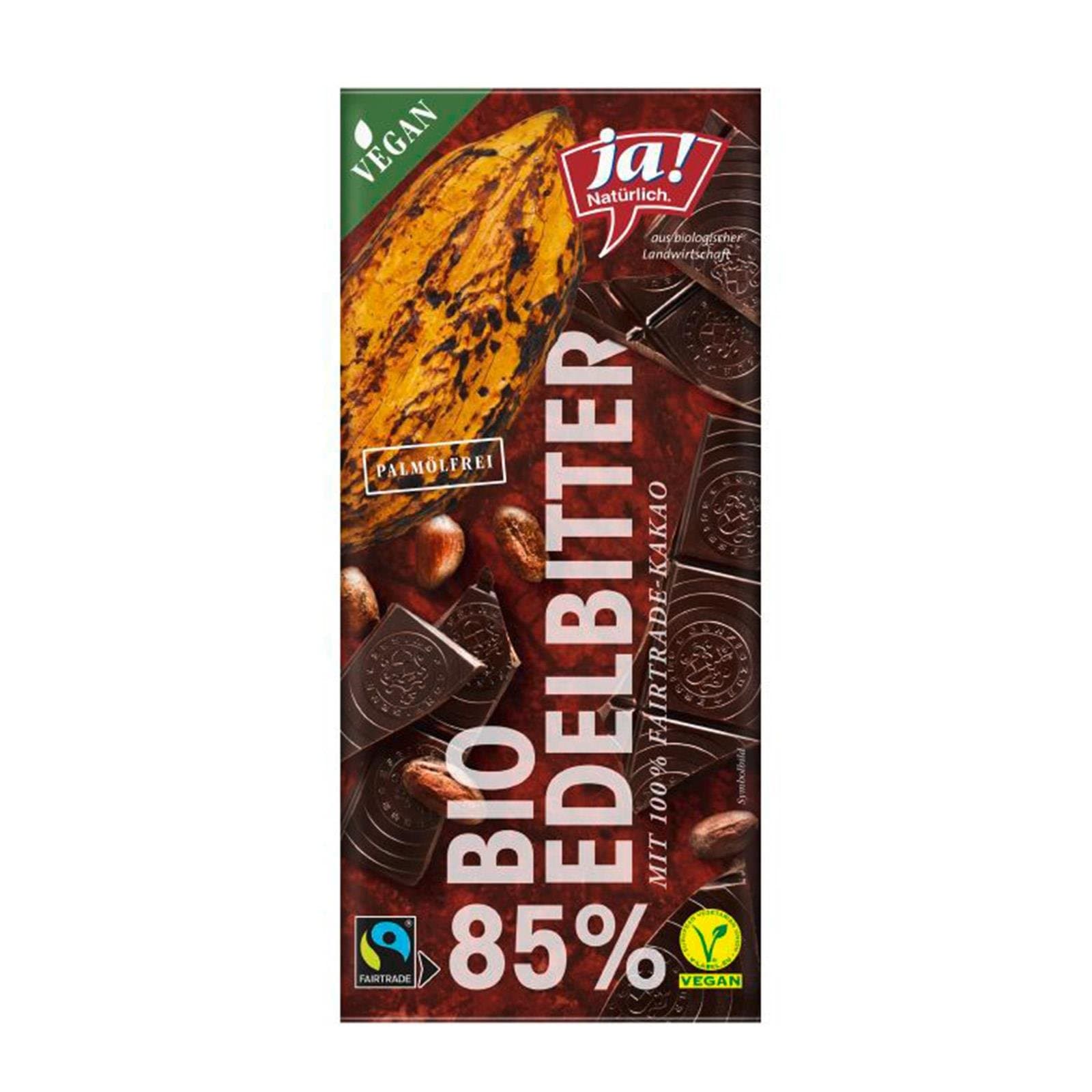 Tafelschokolade Zartbitter 85%