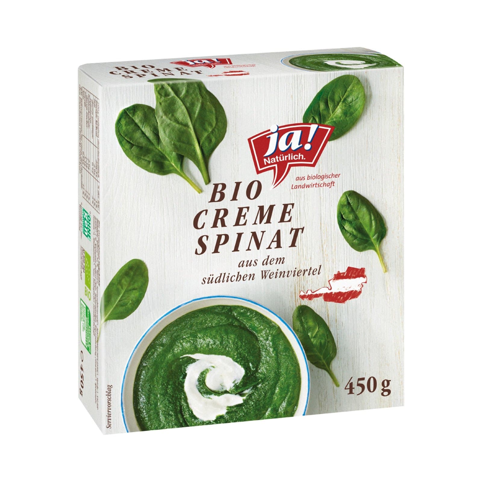 Ja! Natürlich Spinat Creme Bio