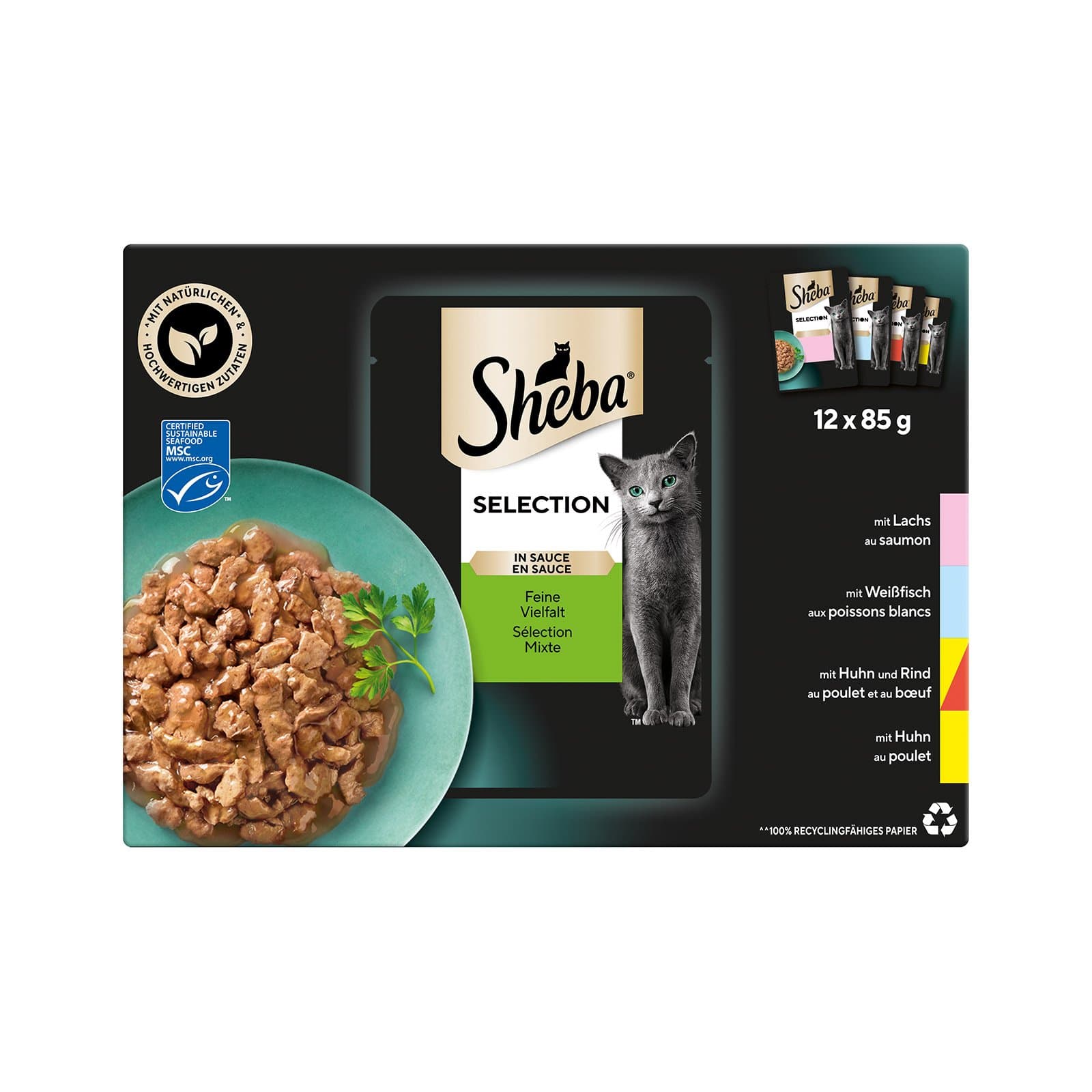 Sheba Katzenfutternass Feine Vielfalt