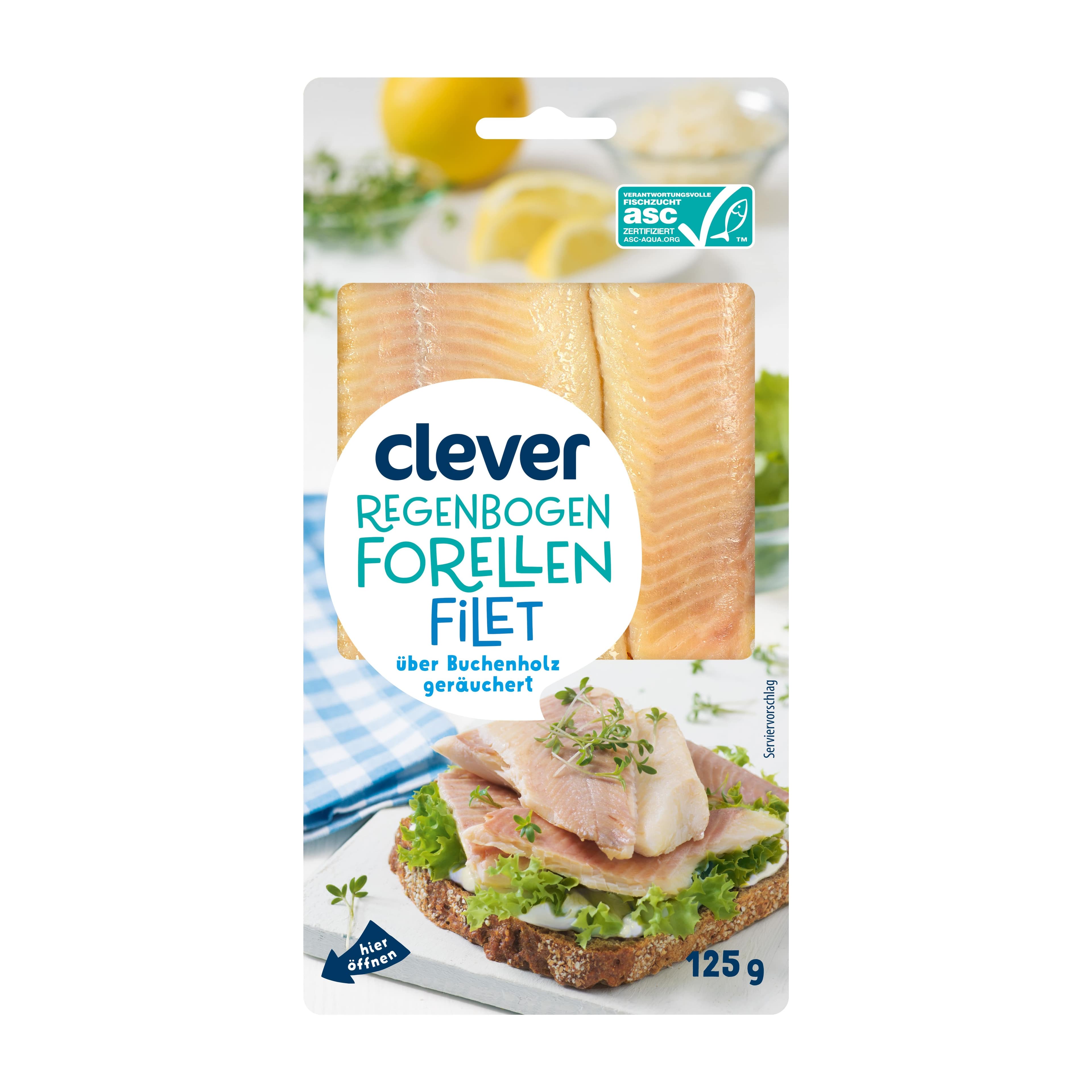 Clever Forellenfilet Geraeuchert