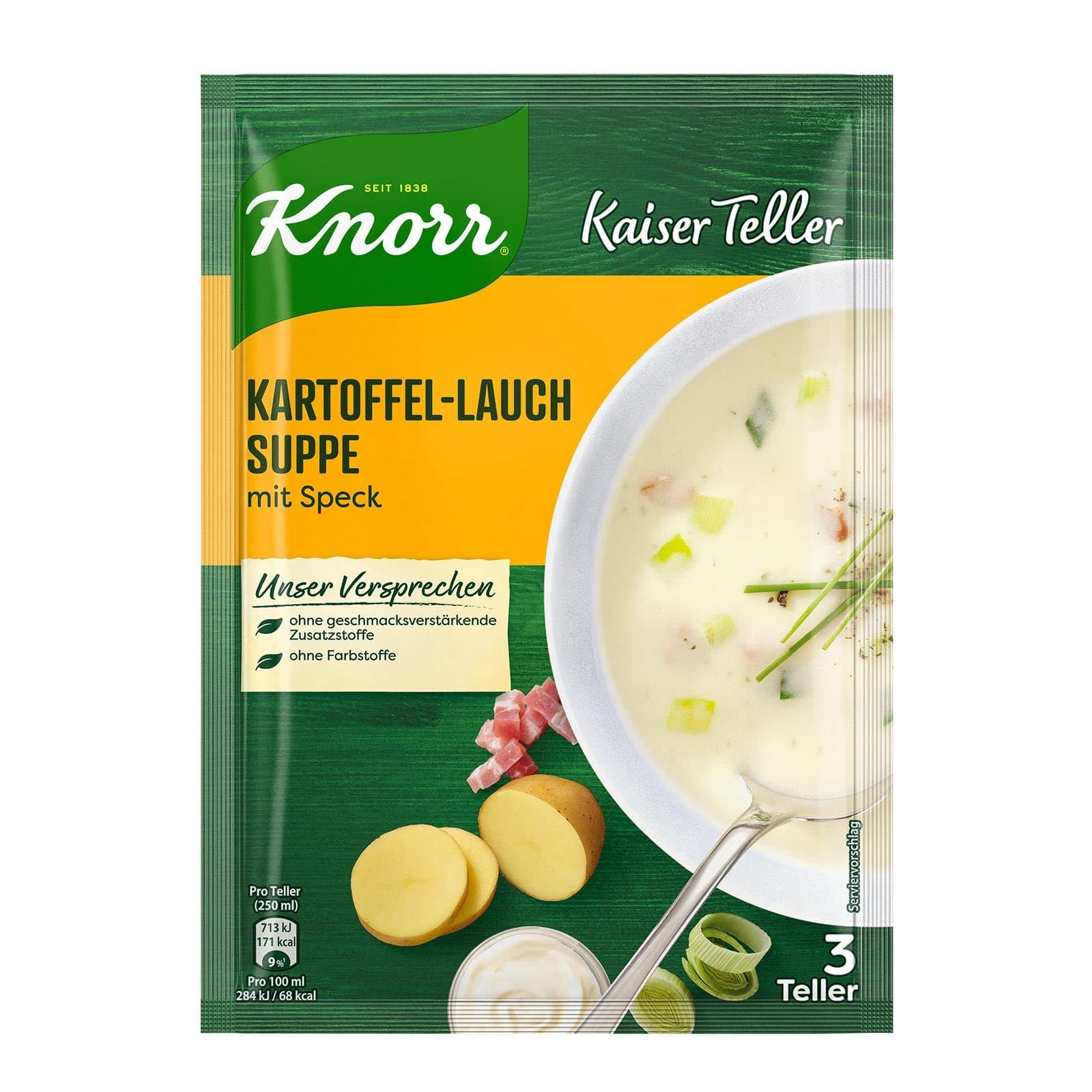 Knorr Suppe Kartoffel Lauch Speck