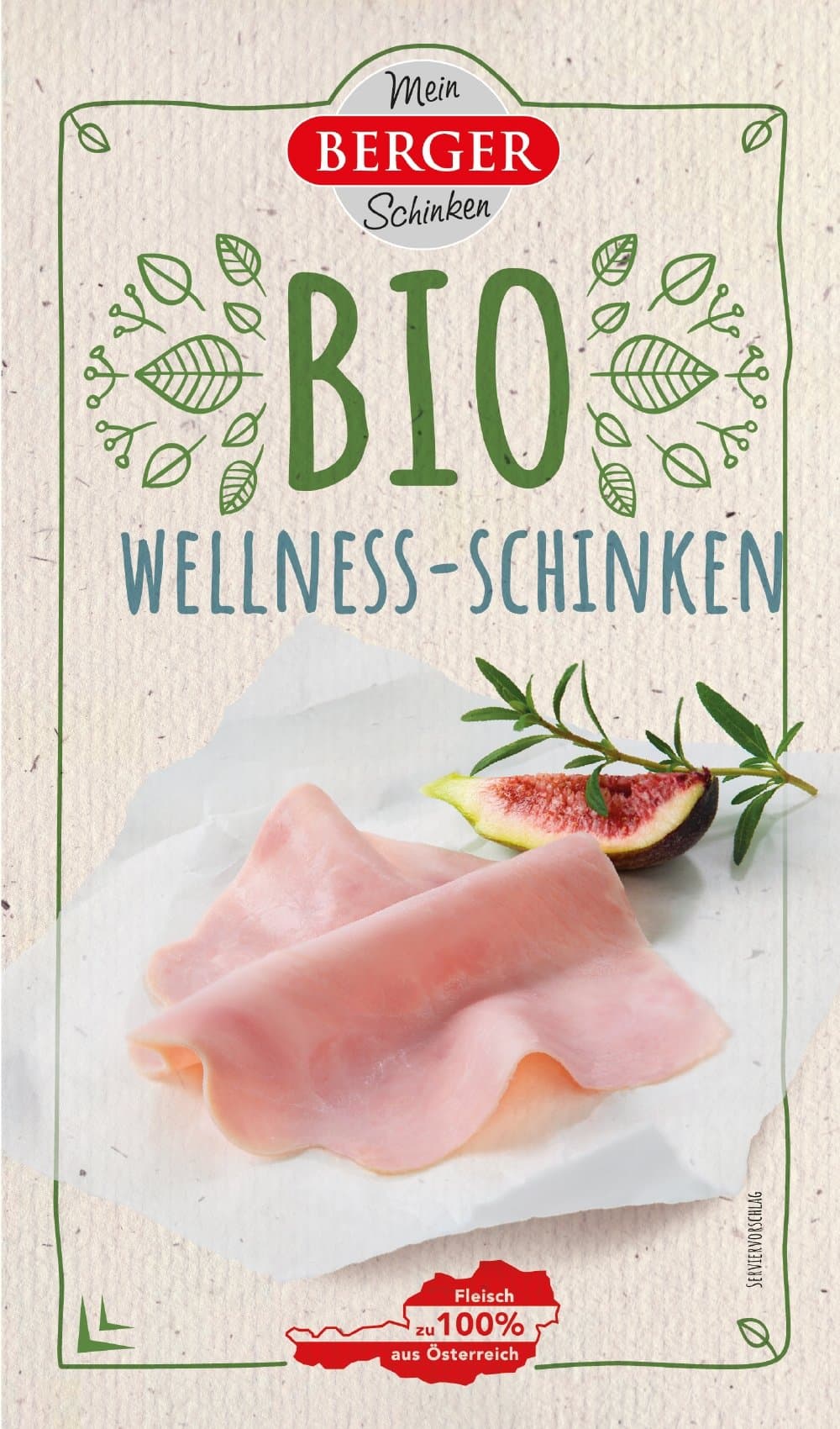 Berger Schinken Geschnitten Bio