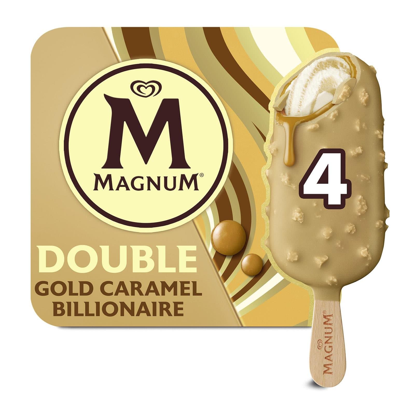 Eskimo Eisamstiel Double Gold Karamell Billionaire