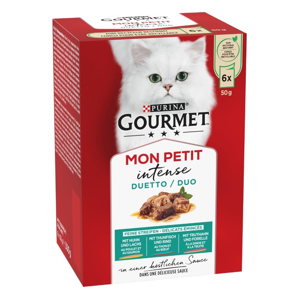 Gourmet Katzenfutternass Fleisch Fisch