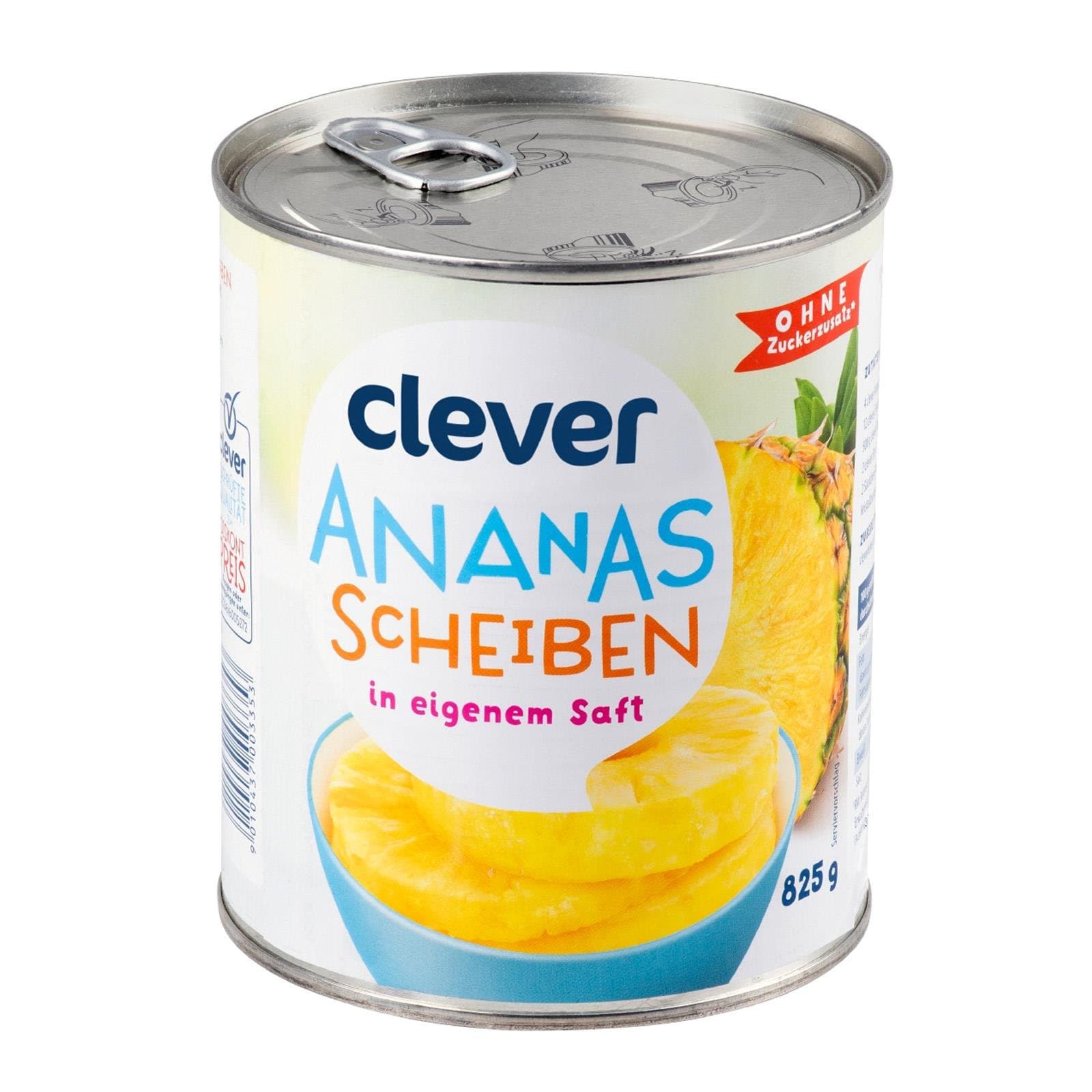 Clever Ananas Scheiben