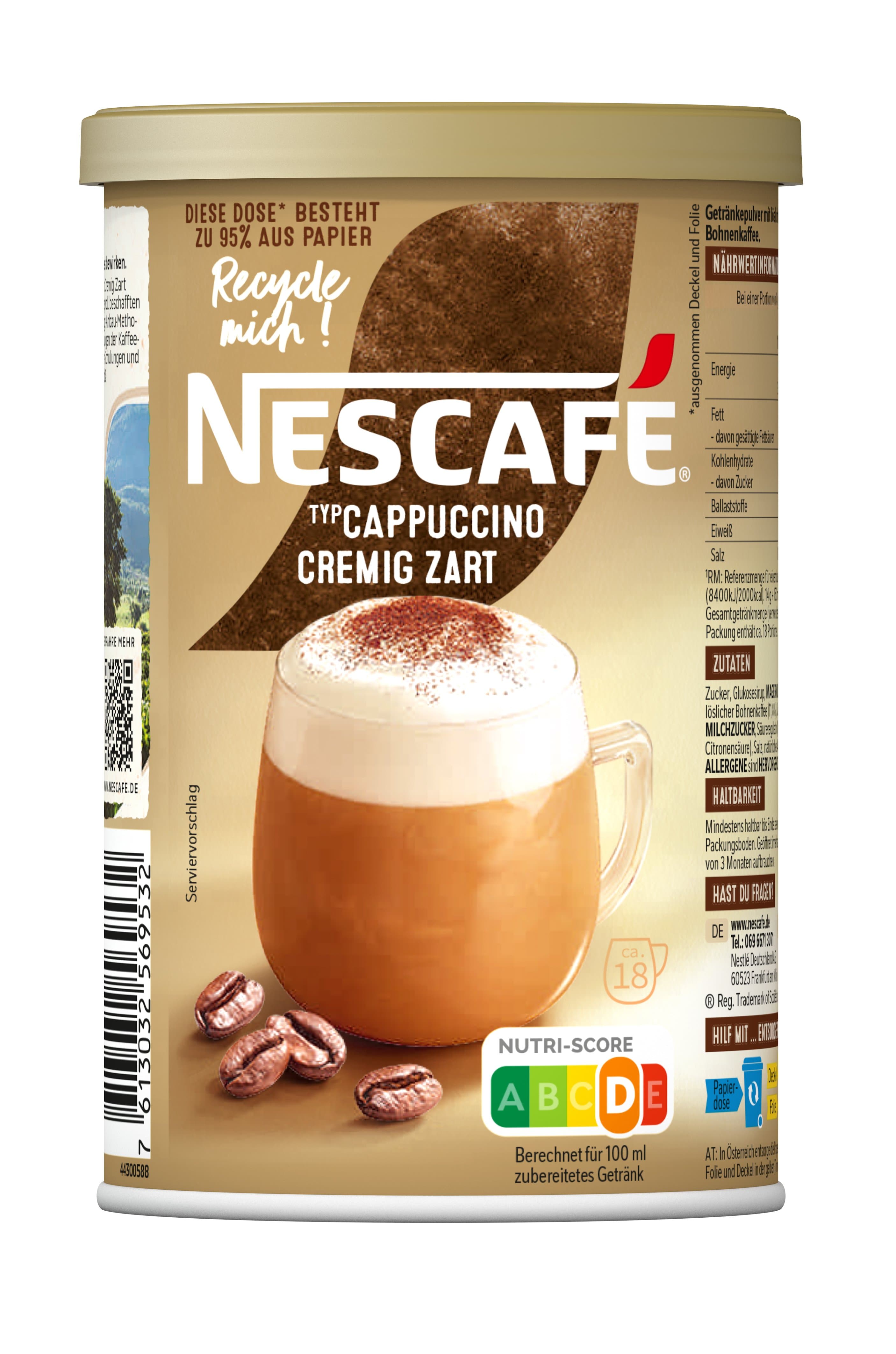 Nescafé Instantkaffee Gold Cappuccino Cremig Zart