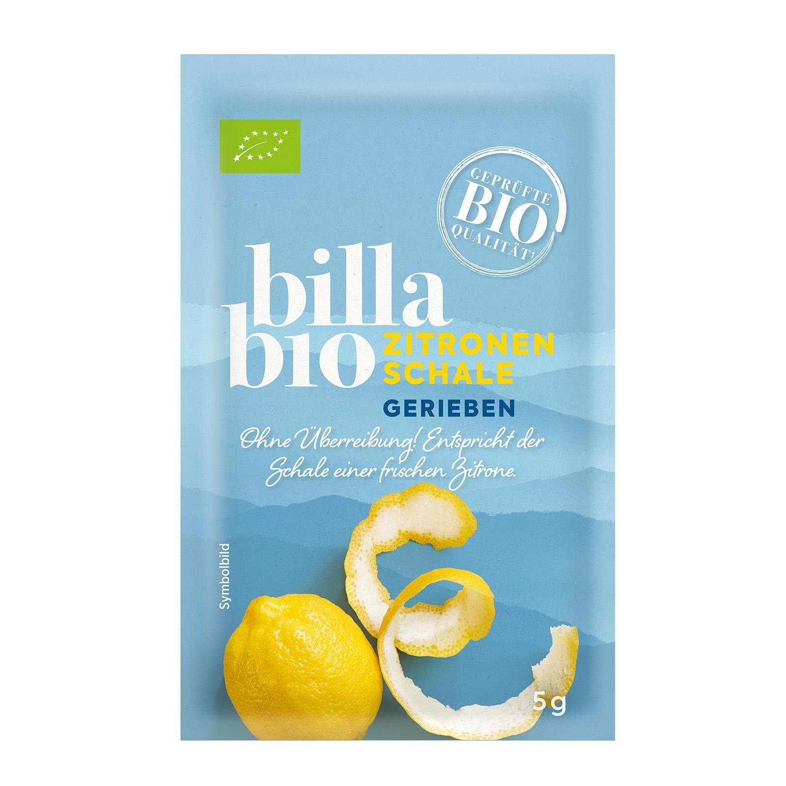 BILLA Zitronenschale Gerieben Bio