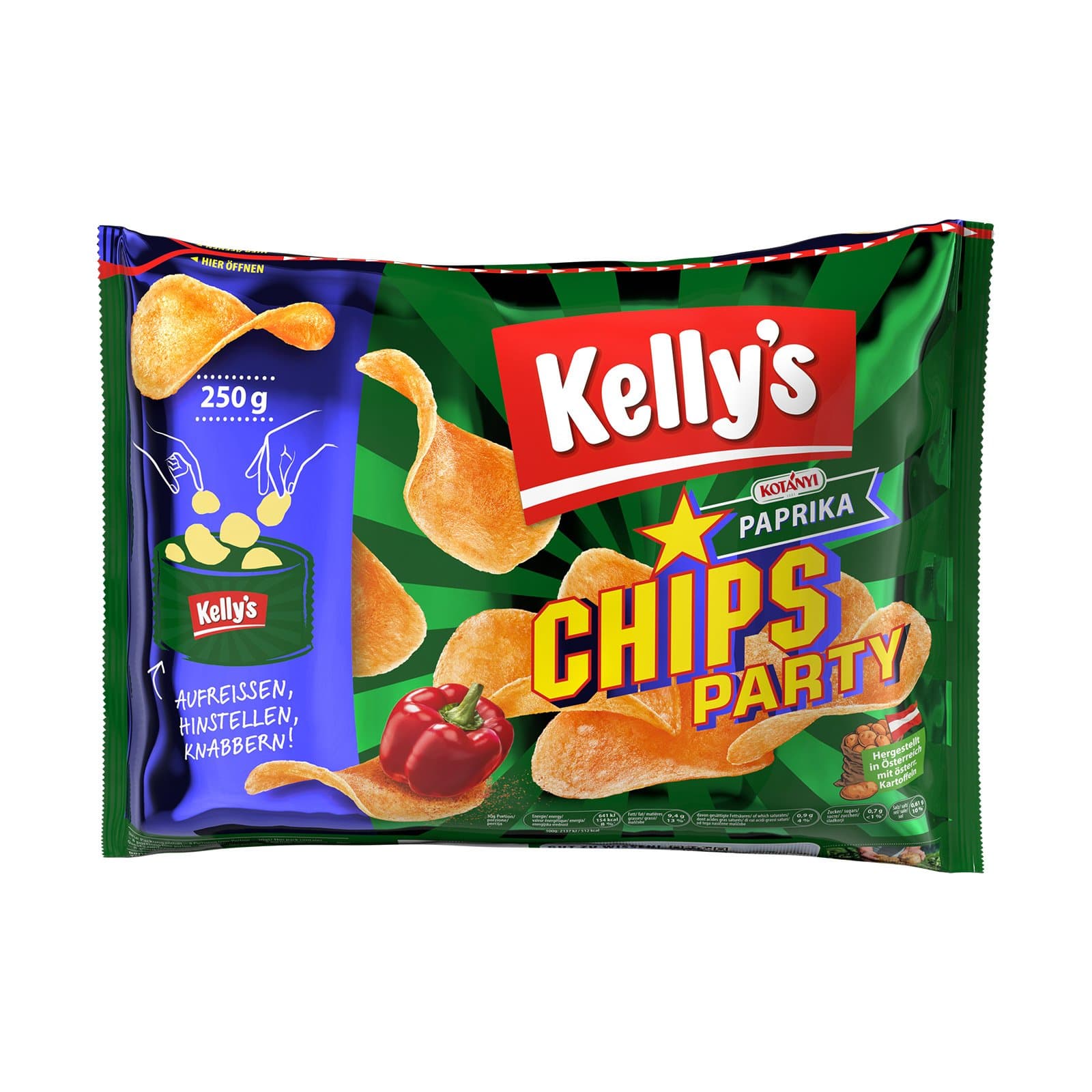 Kelly's Kartoffelchips Paprika