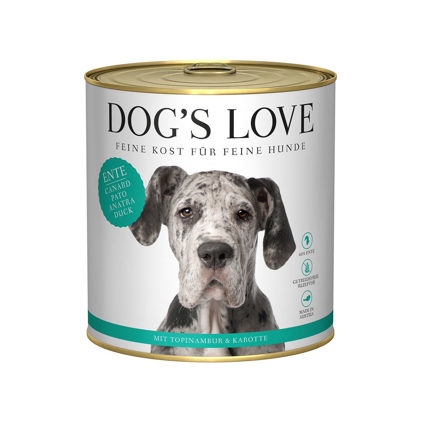 Dog's Love Hundefutternass Ente