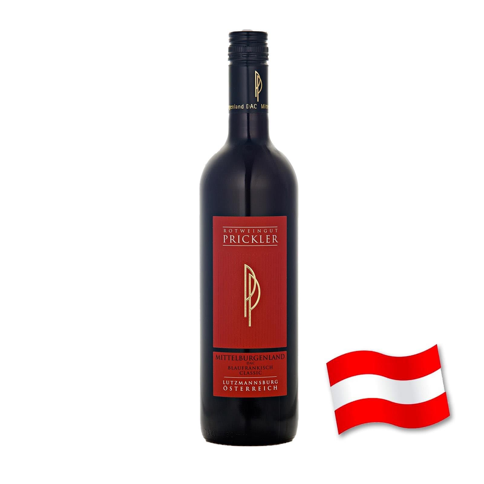 Prickler Rotwein Blaufraenkisch Classic Mittelburgenland Dac