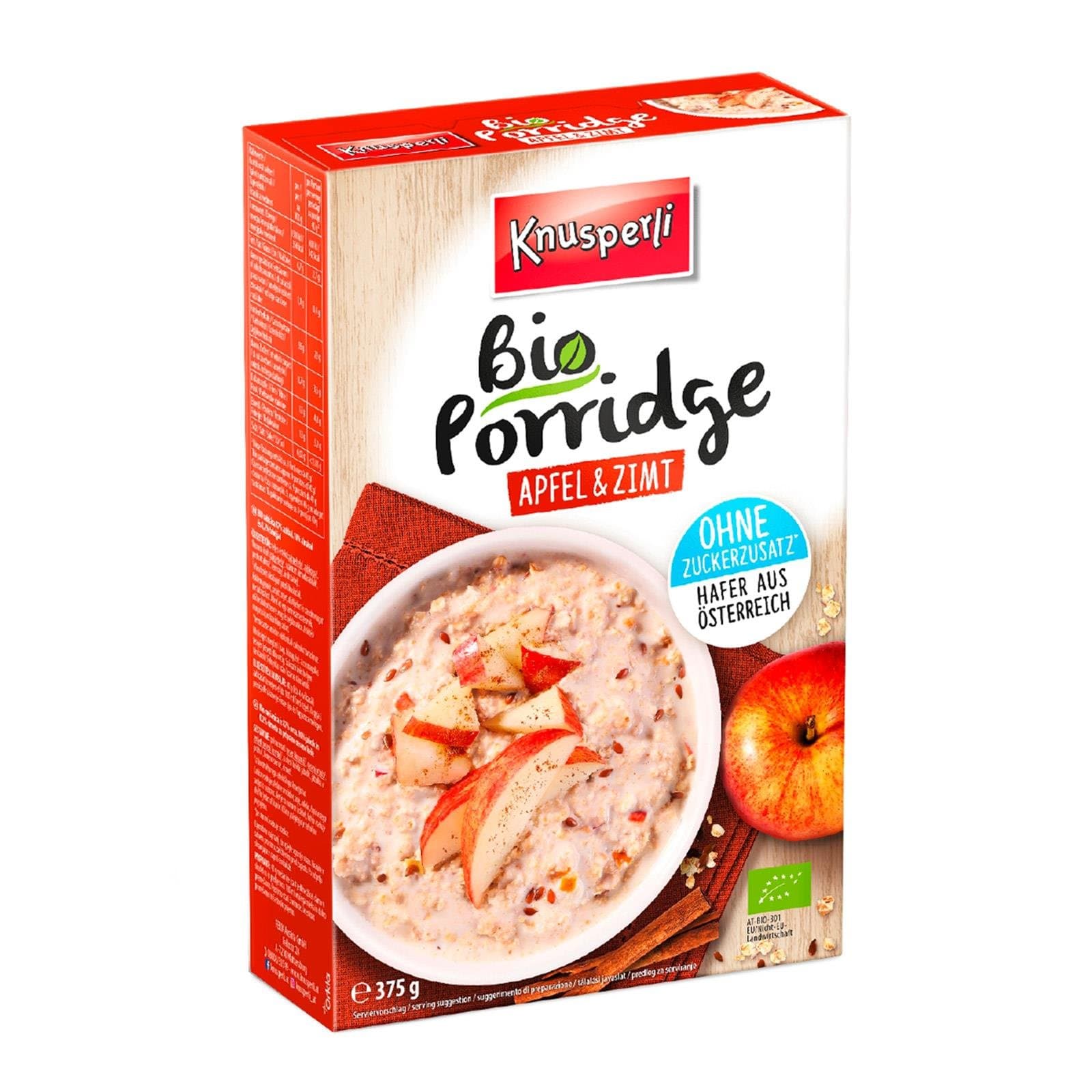 Knusperli Porridge Bio Apfel Zimt