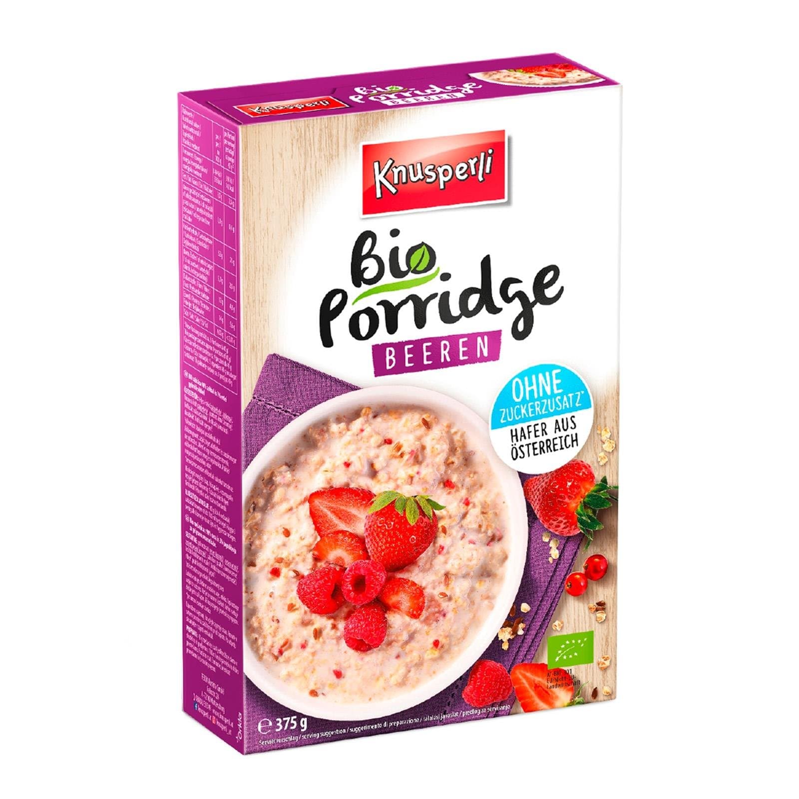 Knusperli Porridge Beeren Bio