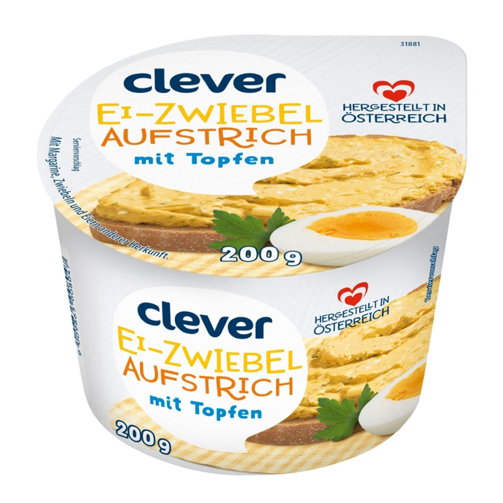 Clever Aufstrich Ei Zwiebel