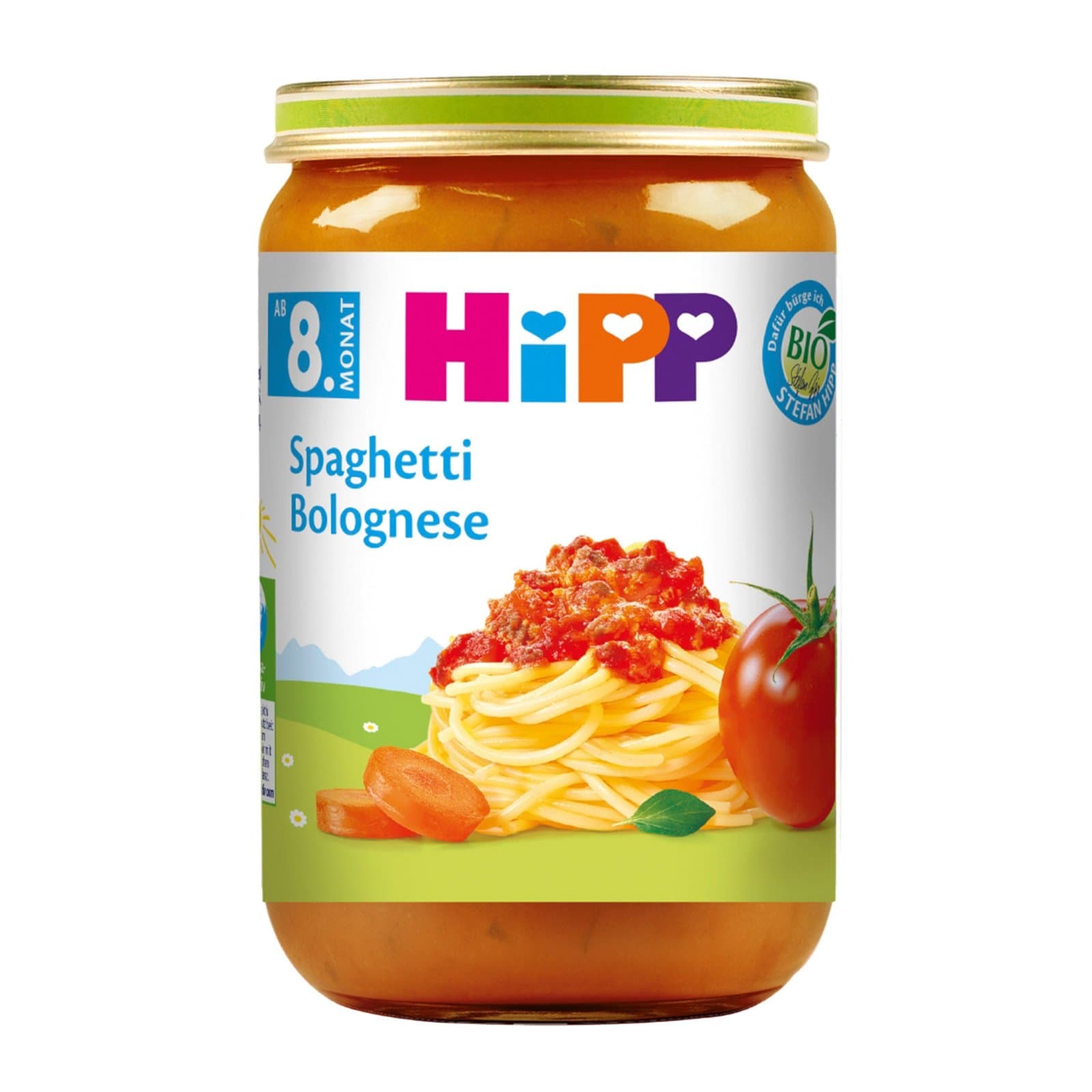 Hipp Glaeschen Spaghetti Bolognese
