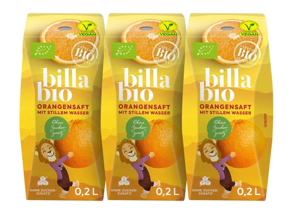 BILLA Orangensaft Gespritzt Bio