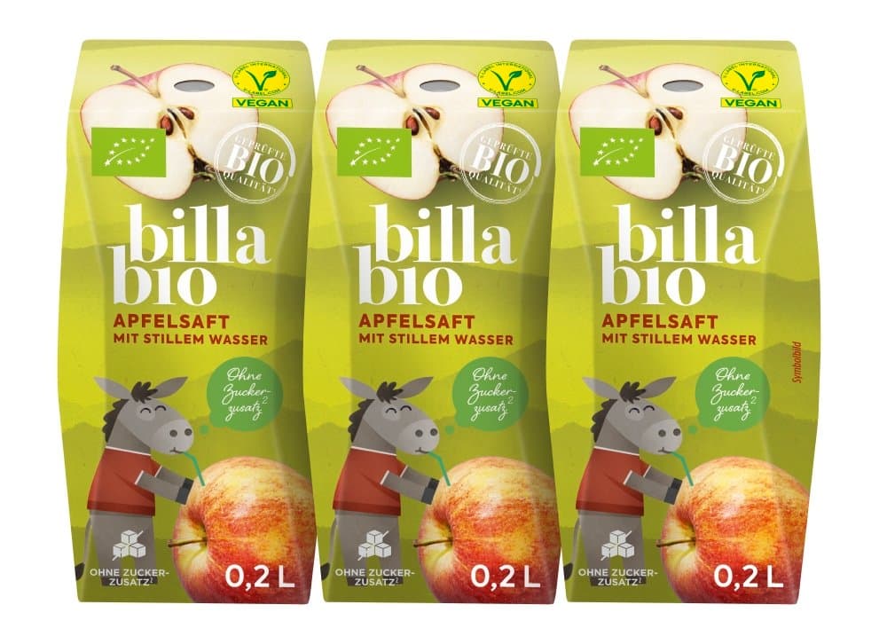 BILLA Apfelsaft Gespritzt Bio