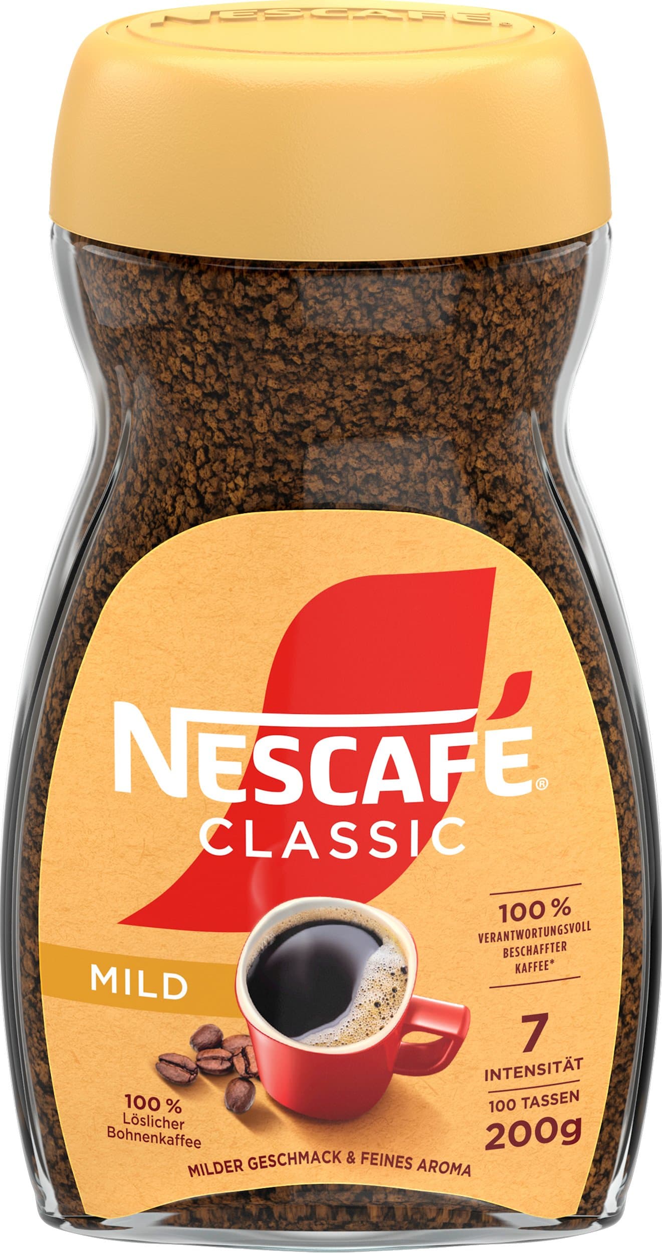Nescafé Instantkaffee Classic Mild