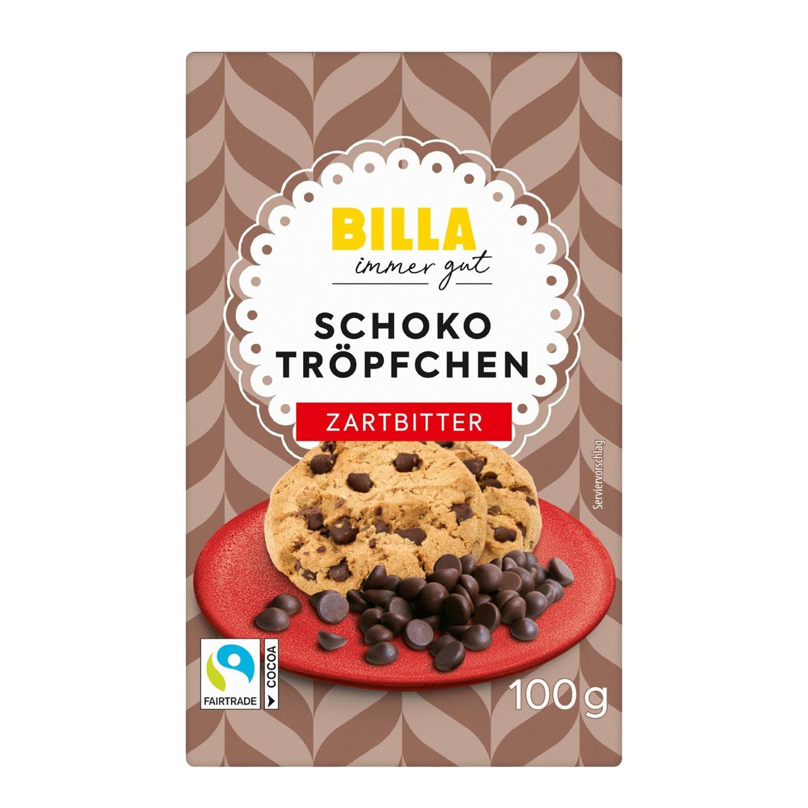 BILLA Schokotropfen Zartbitter