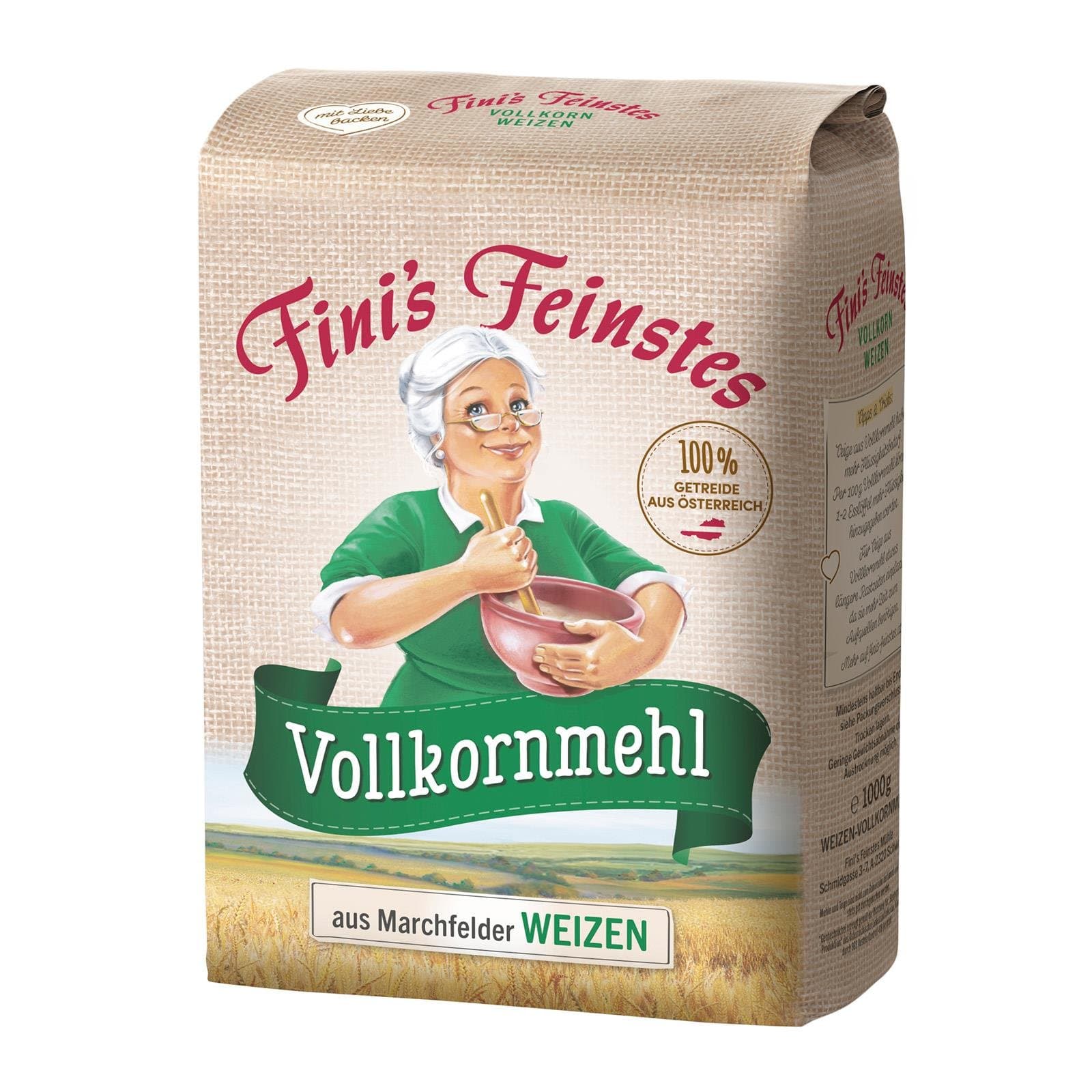 Fini's Feinstes Weizenvollkornmehl