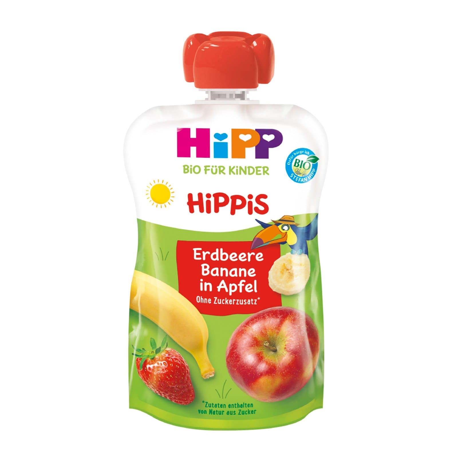 Hipp Quetschie Erdbeer Banane Apfel Bio