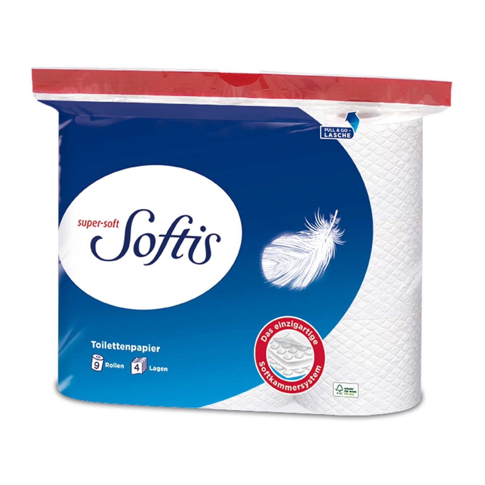Softis Toilettenpapier Weiss