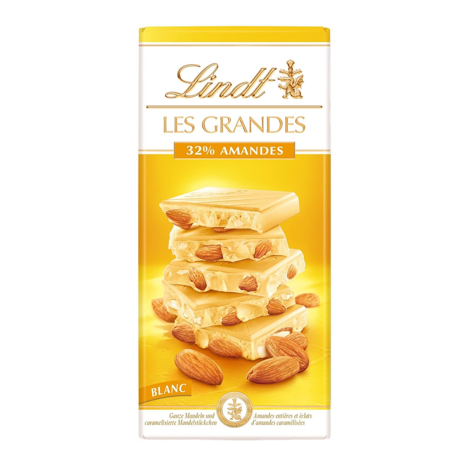 Lindt Tafelschokolade Weiss Mandel
