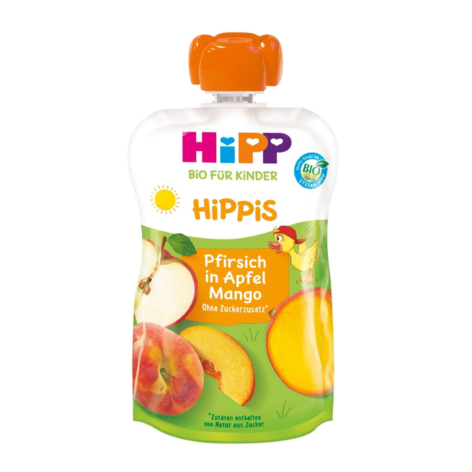 Hipp Quetschie Pfirsich Apfel Mango Bio